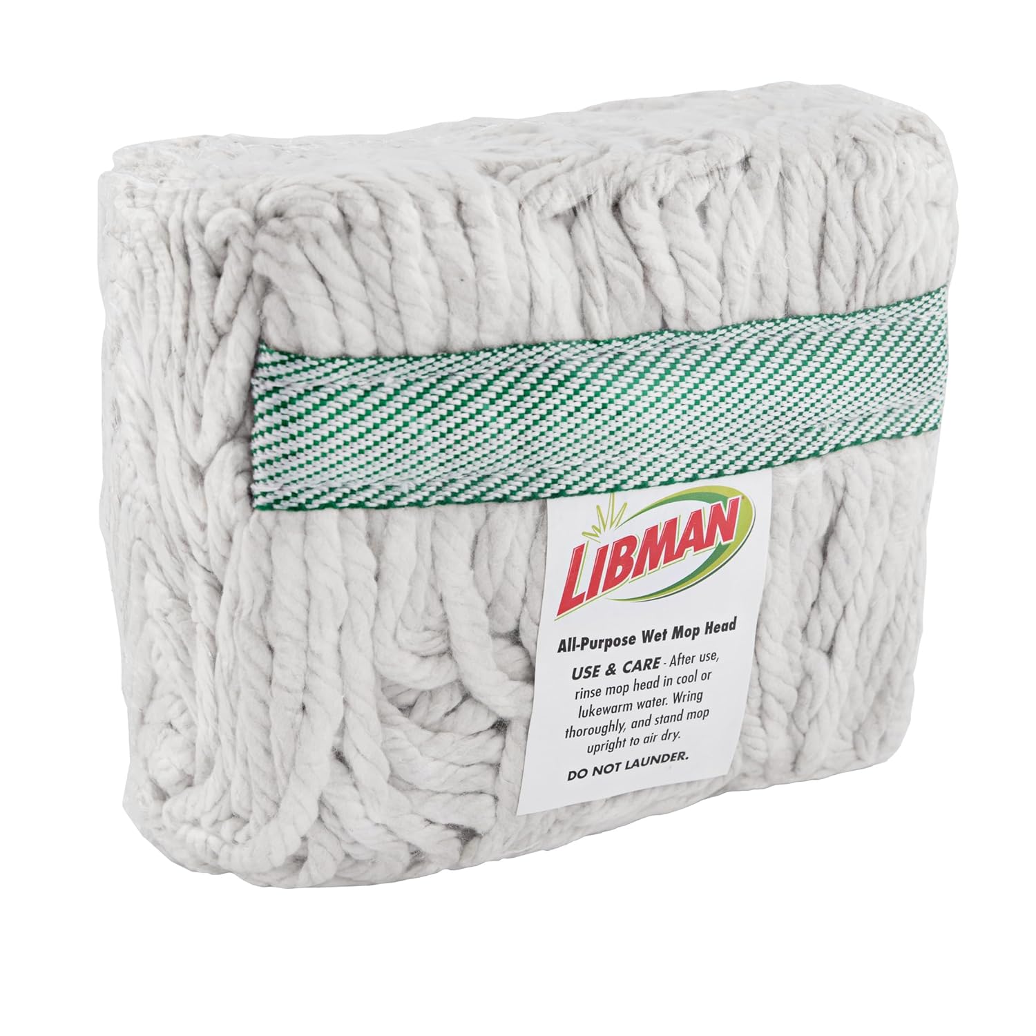 Libman Commercial #16 Wet Mop Head - Cut-End Cotton Brick Pack (Case of 12)