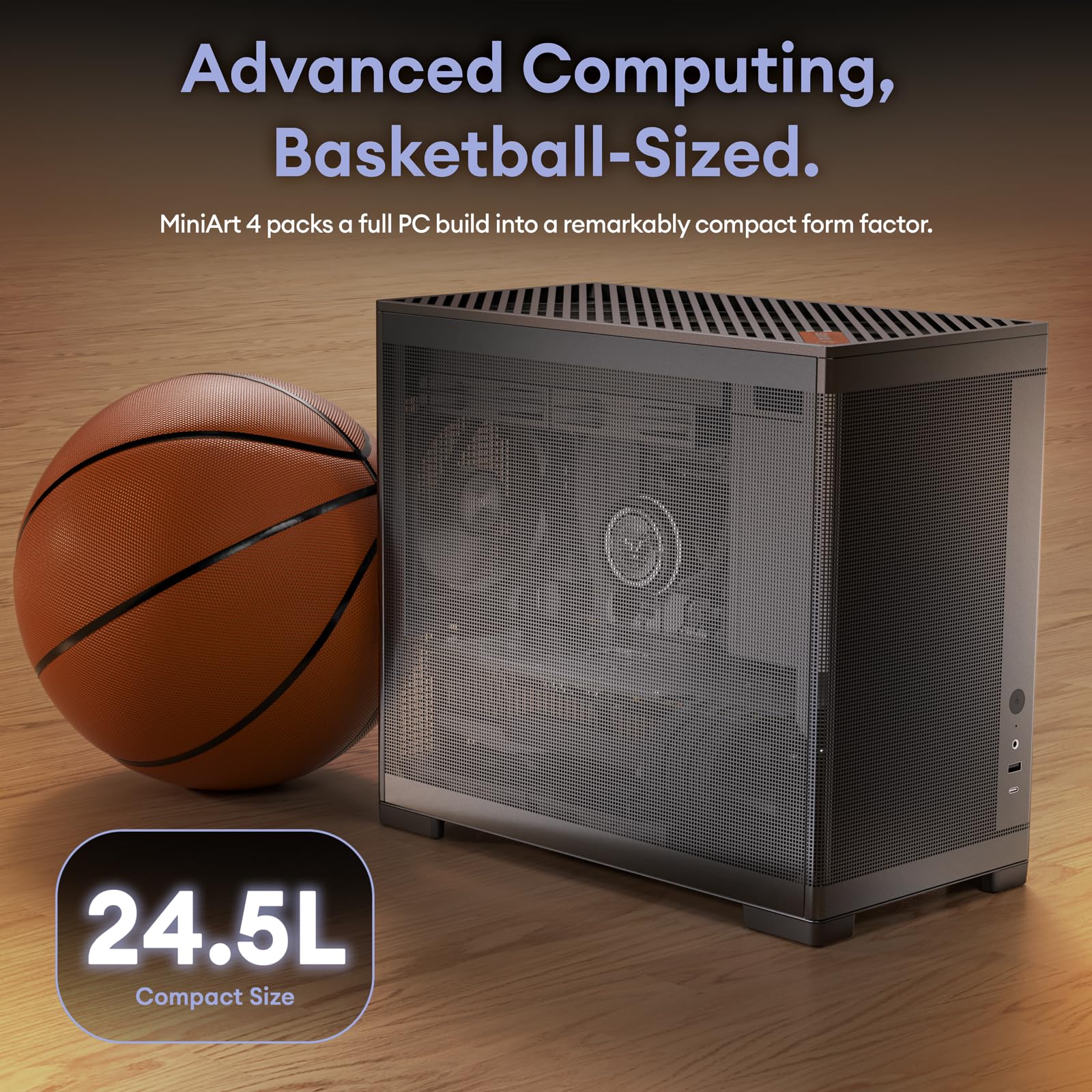 Okinos PCケース MiniArt 4 ブラック 120mmファン3個を標準搭載したミニタワーPCケース OKINOS MiniArt 4 Compact MicroATX Case - 3