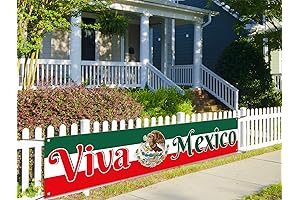 Vohado Viva Mexico Fence Banner: Unleash the Fiesta Spirit for Mexican Independence Day