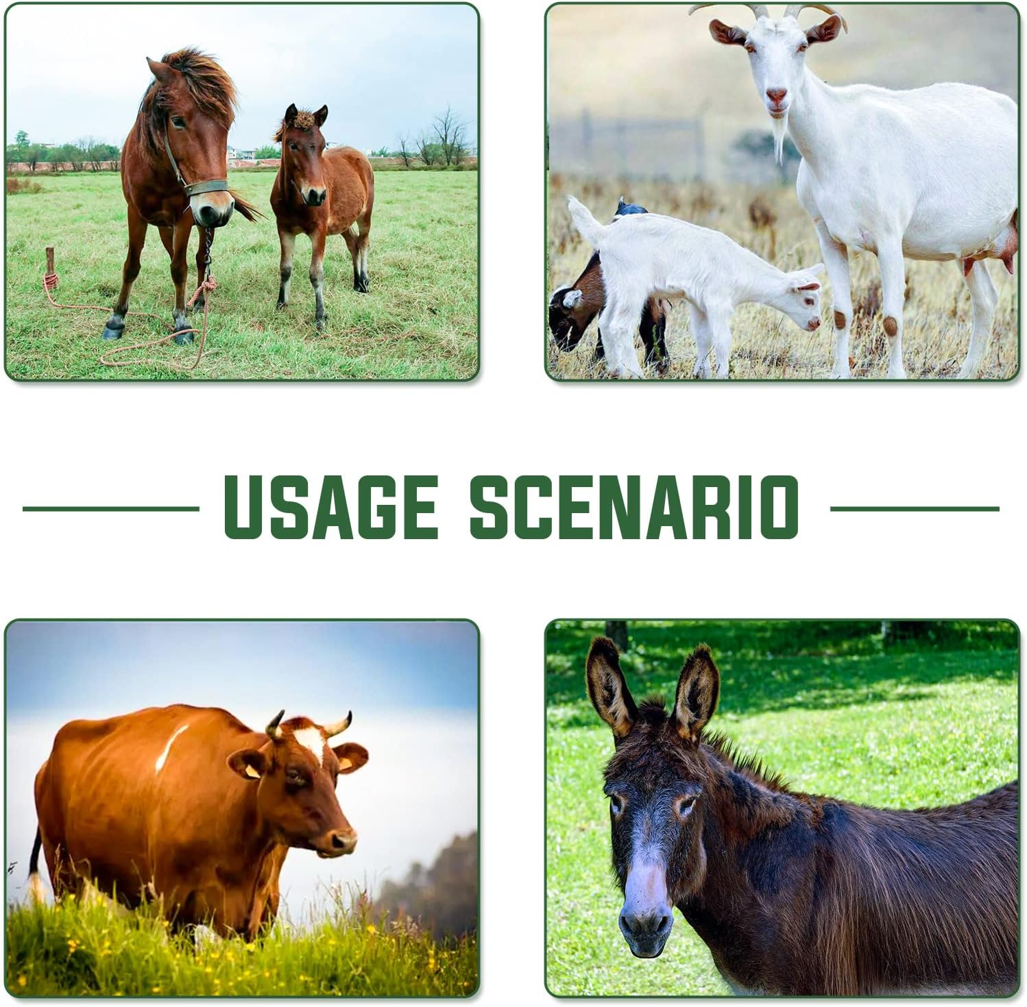 Keadic 5Pcs Black Hay Feed Bags Set, Large Capacity Horses Corner Feeder with Mesh Bottom and Snaps, 36" Slow Feed Hay Net for Full Day Feeding Horse Goats Trailer Stalls : Pet Supplies