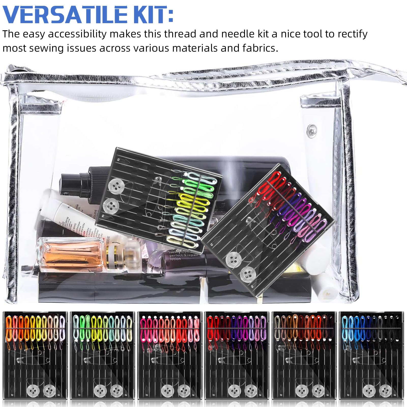 Hestya 12 Boxen (120 Stück) Vorgewindenadel-Set, verschiedene Farben (mehrfarbig)