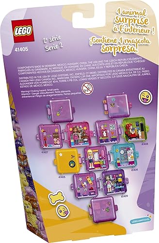 Miniatura 5 de LEGO Friends Andrea's Shopping Play Cube 41405 Kit de construcción, incluye una mini muñeca y una mascota de juguete, promueve el juego creativo,