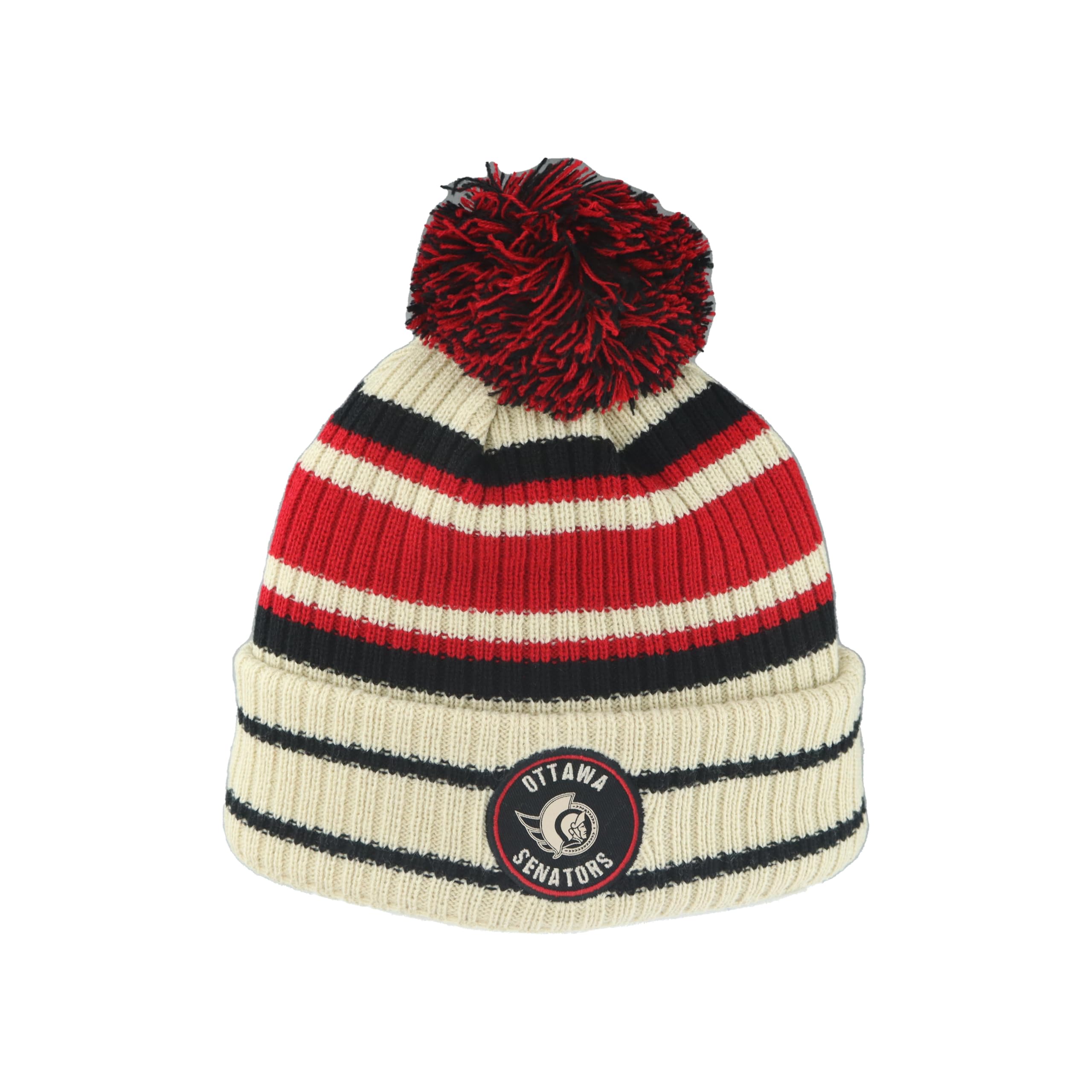 Zhats Unisex Dark Stone Nhl Officially Licensed Beanie Pom Paramount