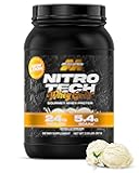 Muscletech Whey Protein Powder (French Vanilla Cream, 2LB) - Nitro-Tech Whey Protein Isolate Smoothie Mix for Lean Muscle & Recovery - 24g of Whey Gold Protein for Women & Men - Packaging May Vary