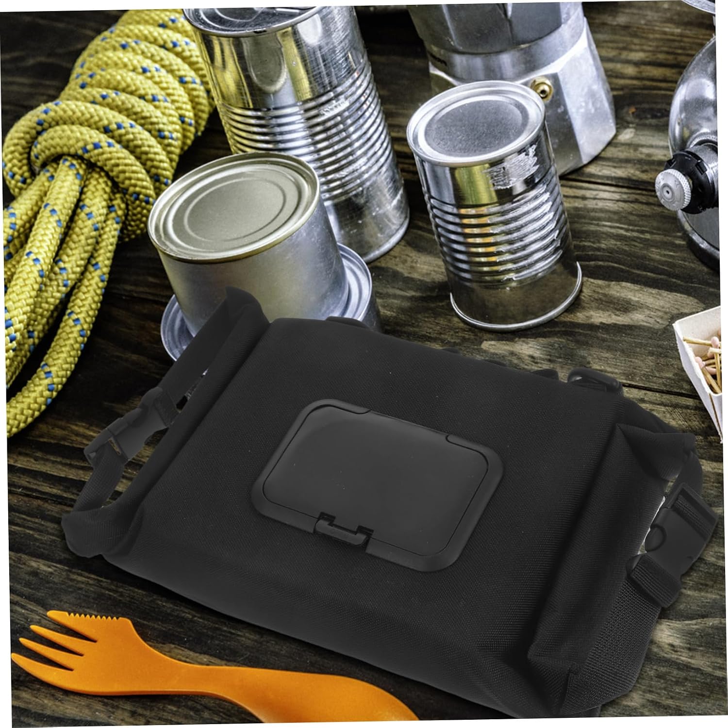 SHOWERORO Collapsible Wet Wipes Container Portable Travel Case Refillable Pouch for Camping and Outdoor