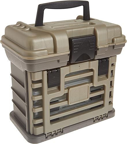 Plano Molding 135430 Stow N Go Pro Rack con 4 organizadores Prolatch  23500s gris grafito arenisca