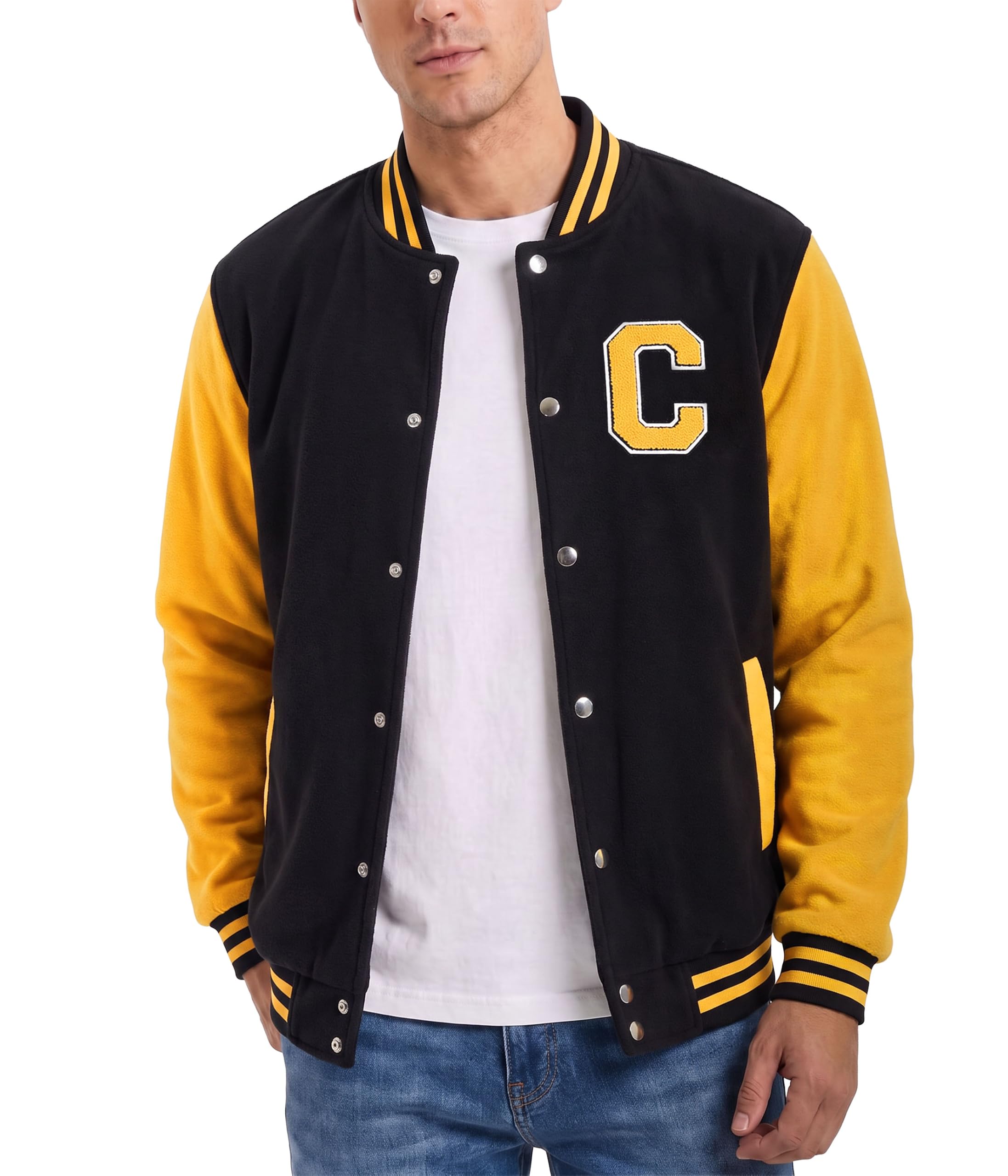 Letterman Jacket Men - High School Bomber Baseball Mens Varsity Jackets