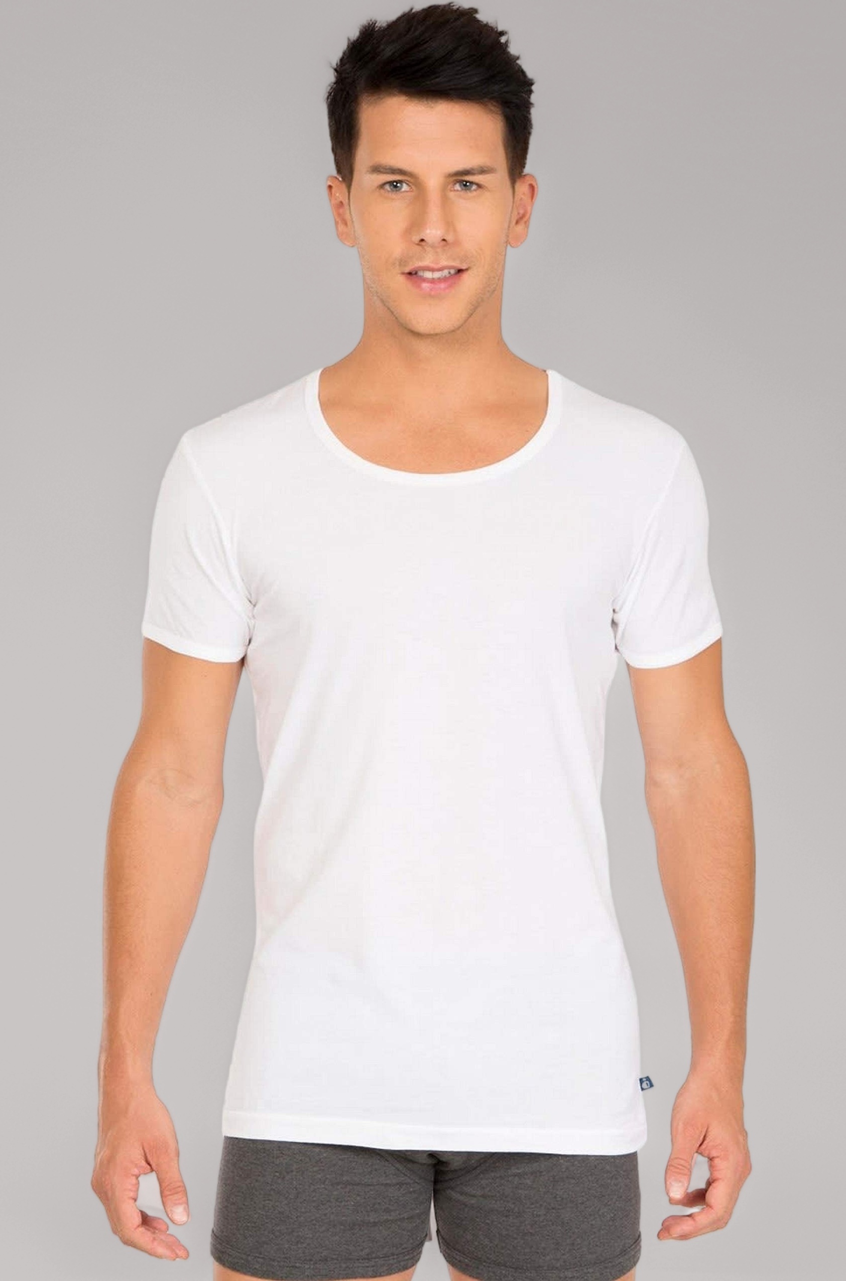 Jockey Men's Cotton Regular Fit Active Undershirt (Pack of 2) (Modern Classic)