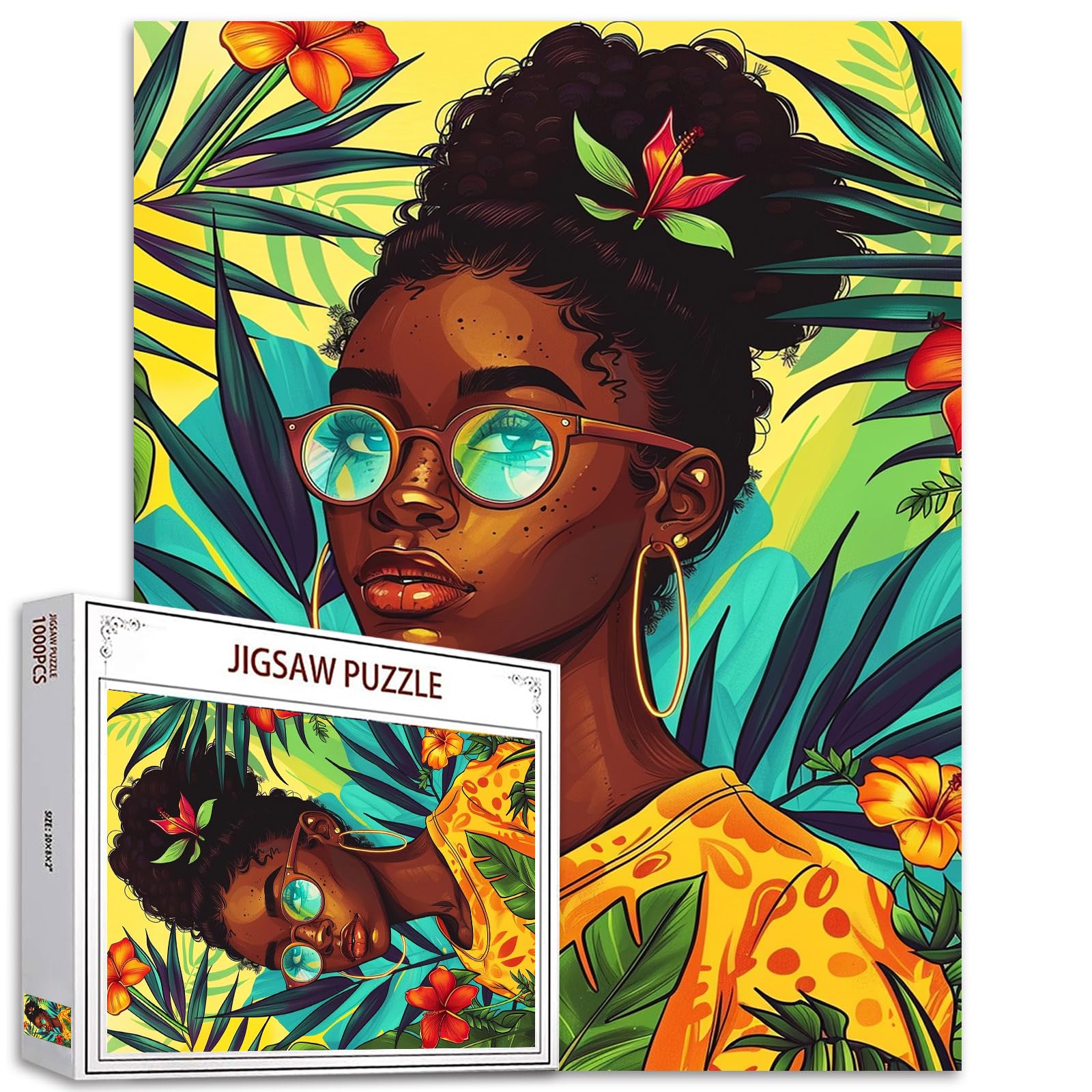 African Women 1000 Piece Jigsaw Puzzle - Colorful Wooden Puzzle For Adults & Family