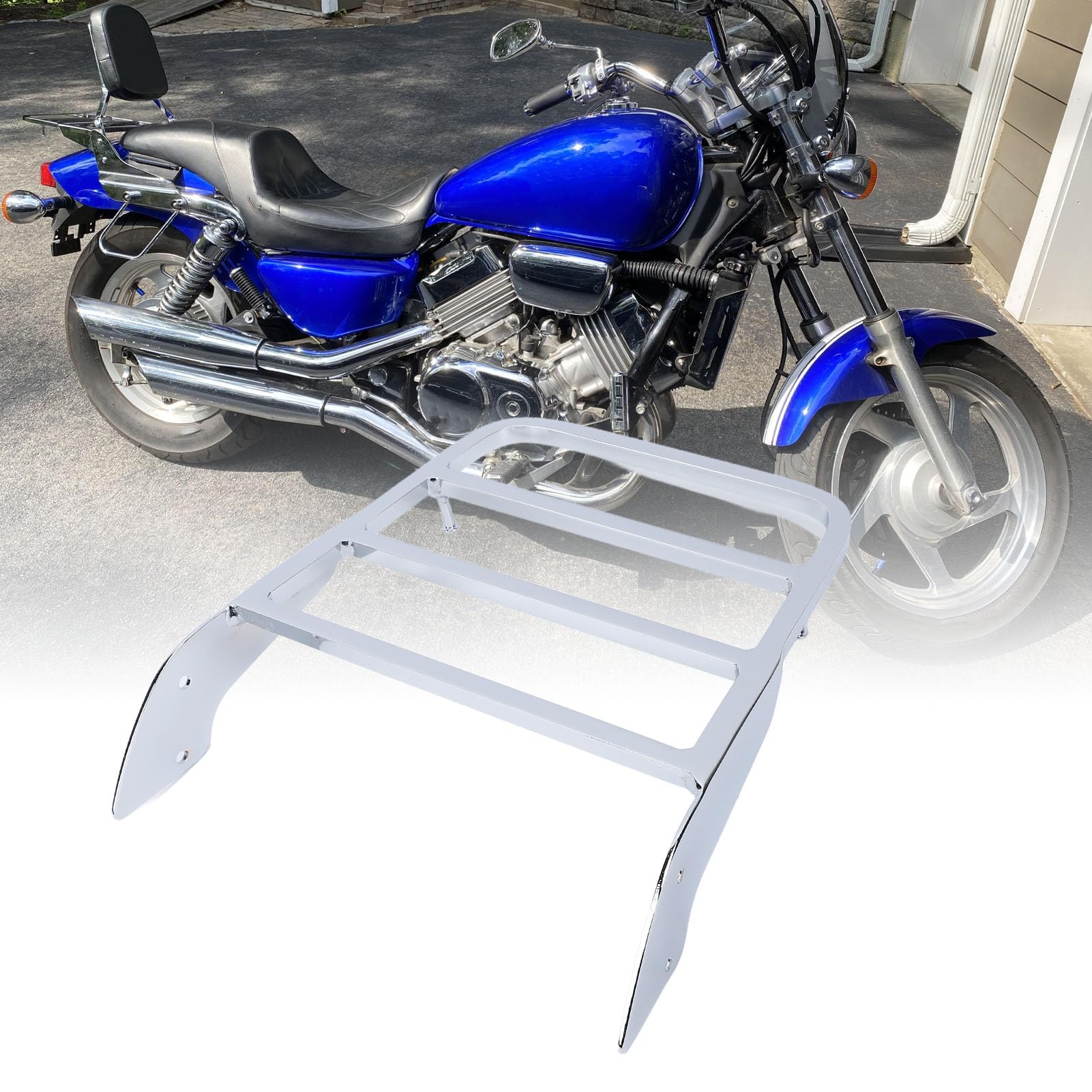 Asixxsix Bagażnik Tylny Motocyklowy do Shadow VT