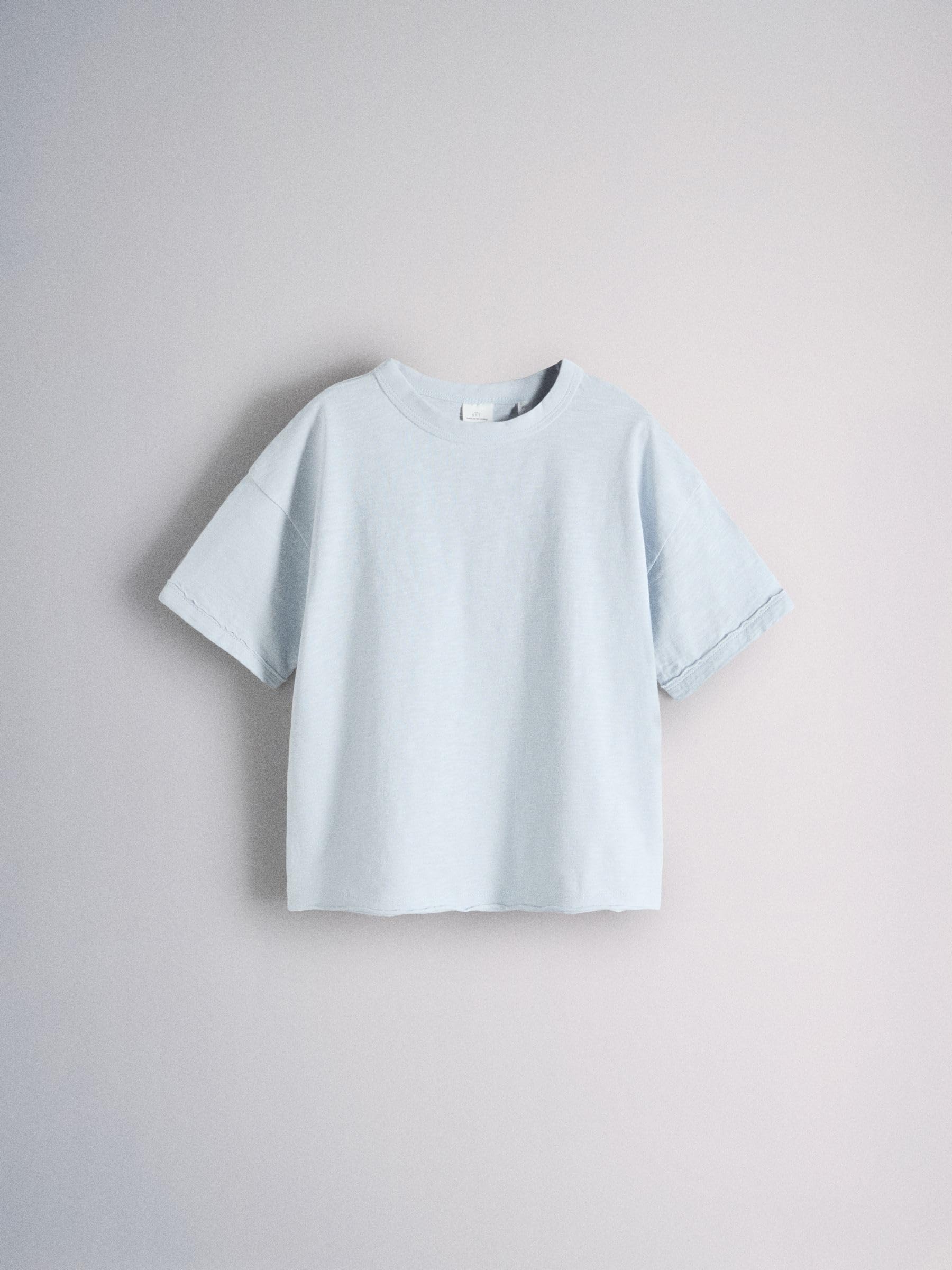 THE SET Jungen Oversized Fit T-Shirt aus Slub-Baumwolle, 5er-Pack