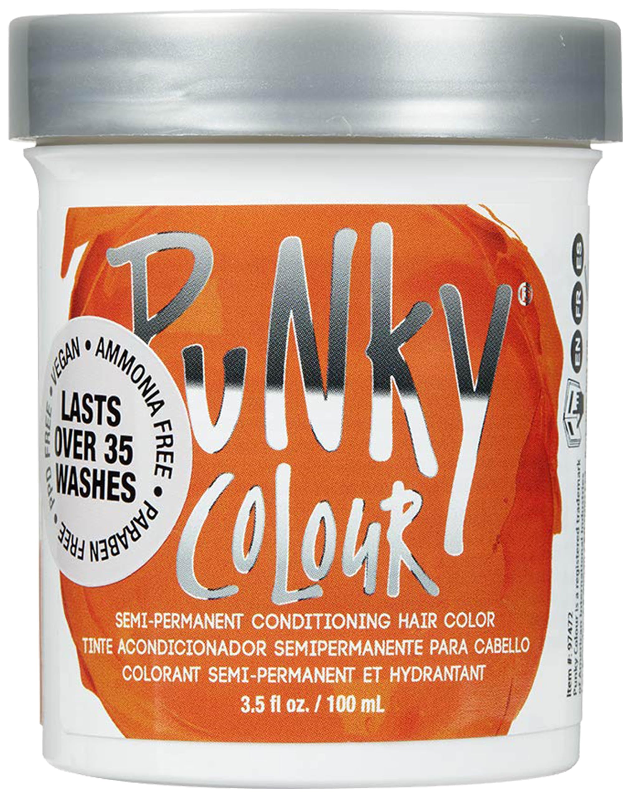 Punky Semi Permanent Hair Colour Conditioning, 100ml - Flame