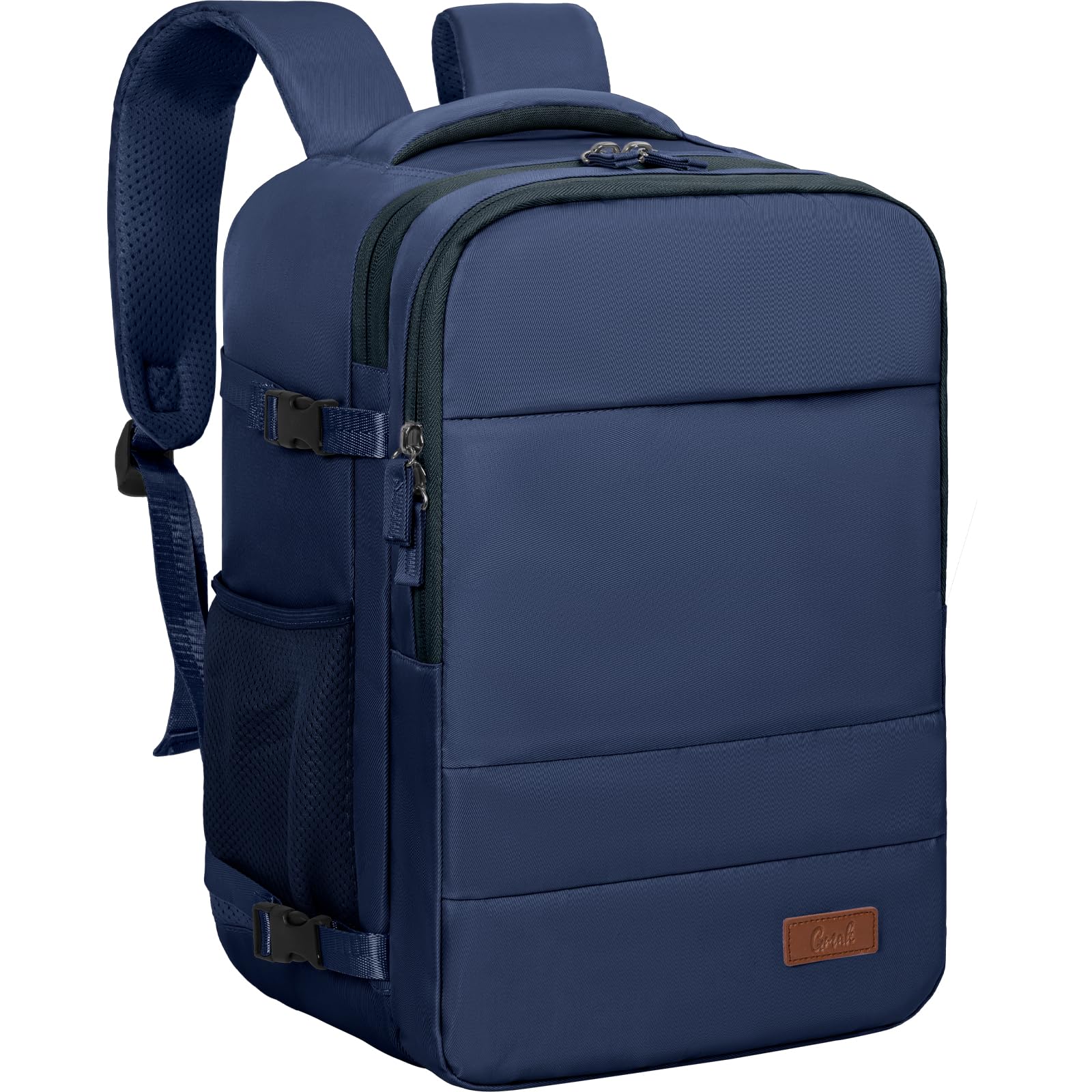 GMAK Travel Backpack for Men Women, Carry on Backpack with USB Charging Port, 15.6 inch Laptop Backpack Lightweight Cabin Bag Casual Daypack 20L