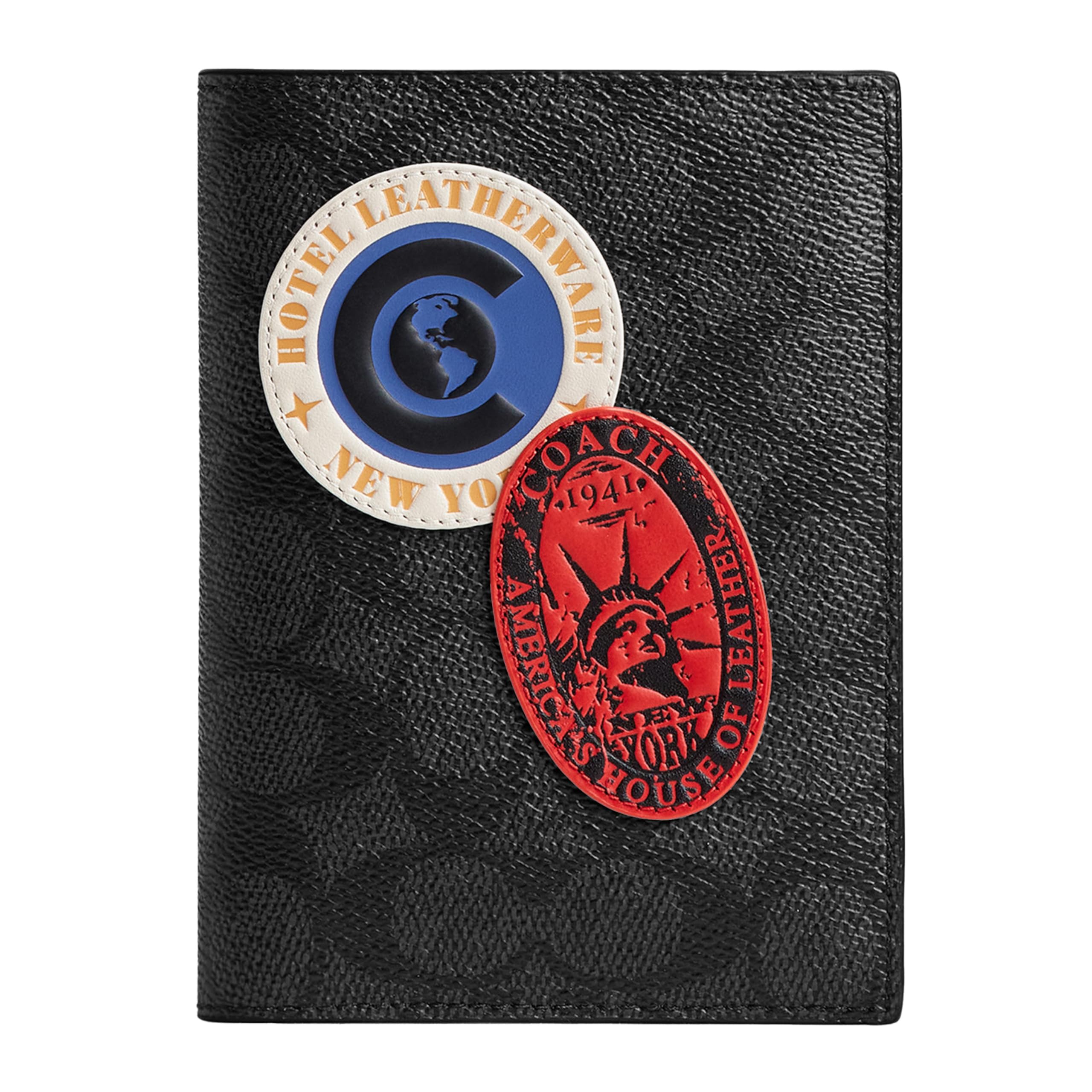 Coach Passport Case with Patches