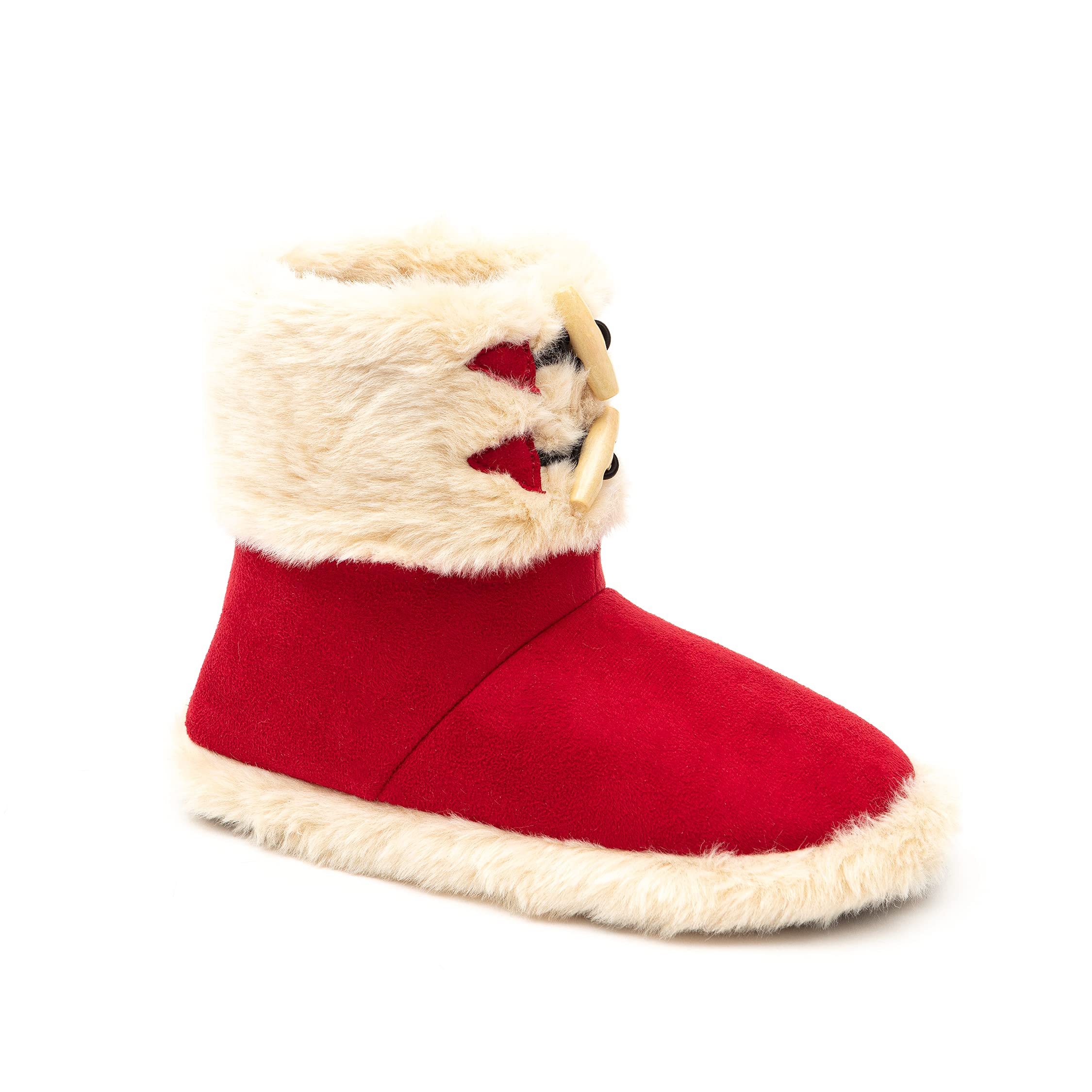 SoleMatesRope Ladies Slipper Boots - Durable Rubber Sole