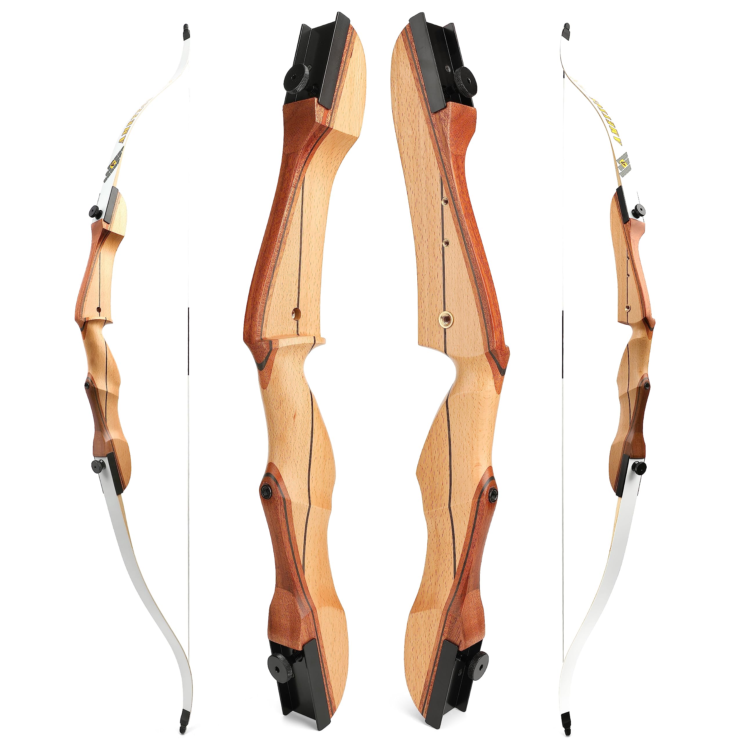 66" 68" 70" Bogenschießen Recurve Pfeil & Bogen Set für Erwachsene und Anfänger 14-40lbs Abnehmbarer geteilter Bogen für das Schießen im Freien Schießstand Bogenschießen Üben
