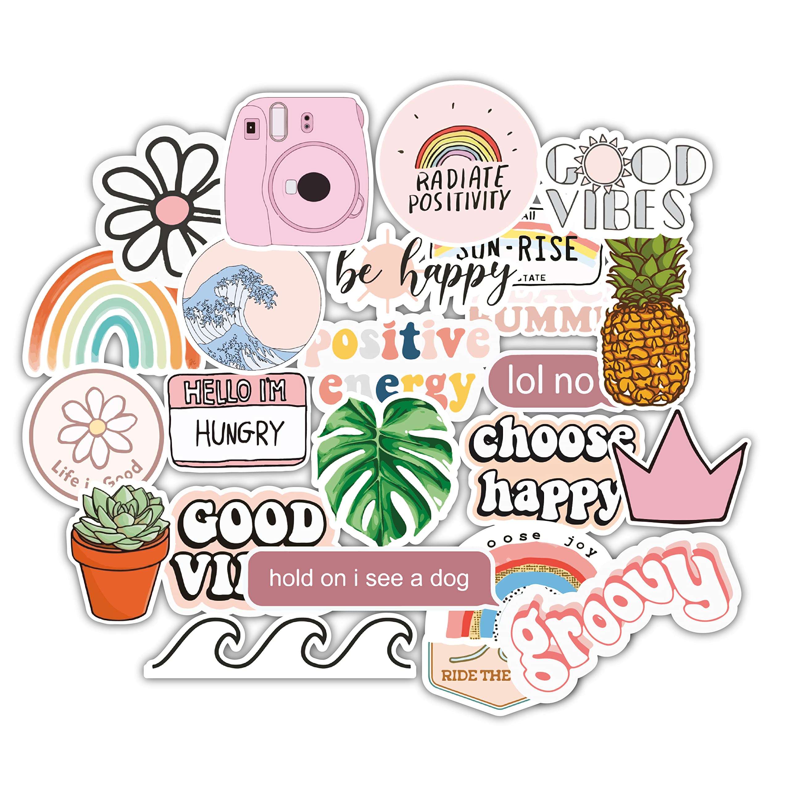 Woopme Pack of 30 Milk & Mocha Laptop/Mobile/Bike/Car/Luggage/Bottle/Guitar/Scrapbook/Fridge Sticker, Multicoloure, Vinyl (B09GSCHB67) Amazon Price History, Amazon Price Tracker