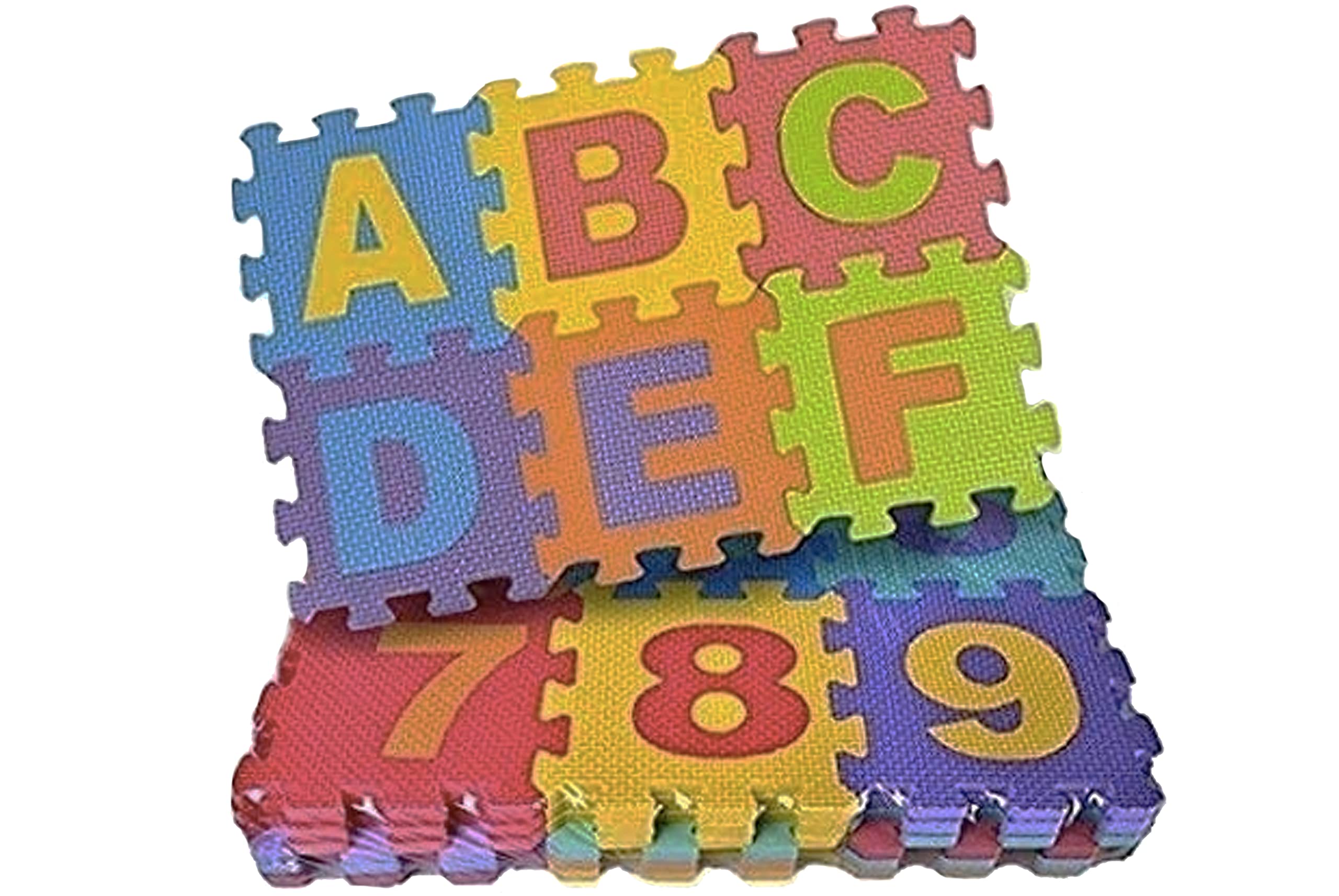Amarth Associtaes |ABC Mat | Kids | 36 Tiles,6X6 inches | Unisex Kids