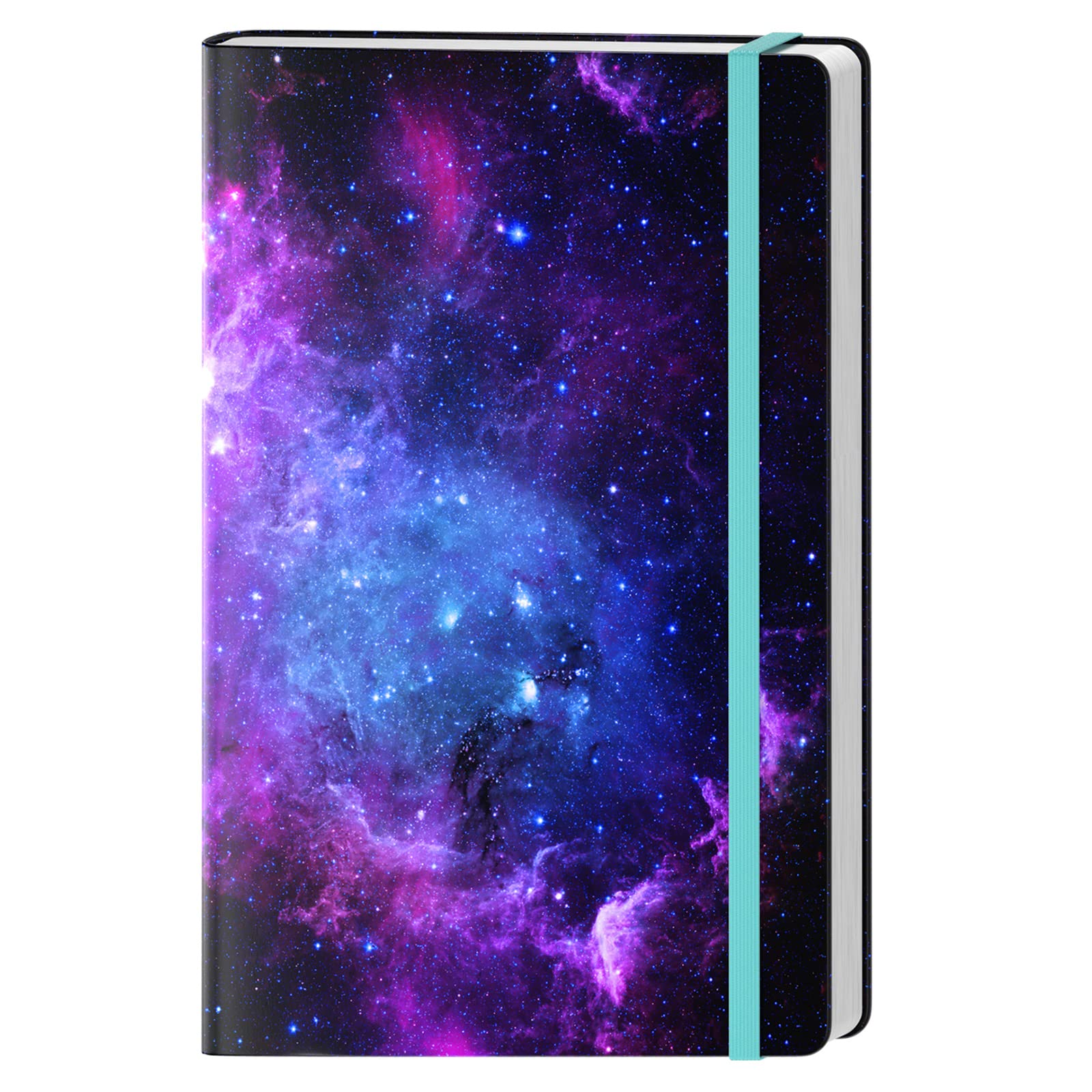 HUAMXE A5 Hardcover Lined Journal Notebook, 160 Pages Nebula — image 1
