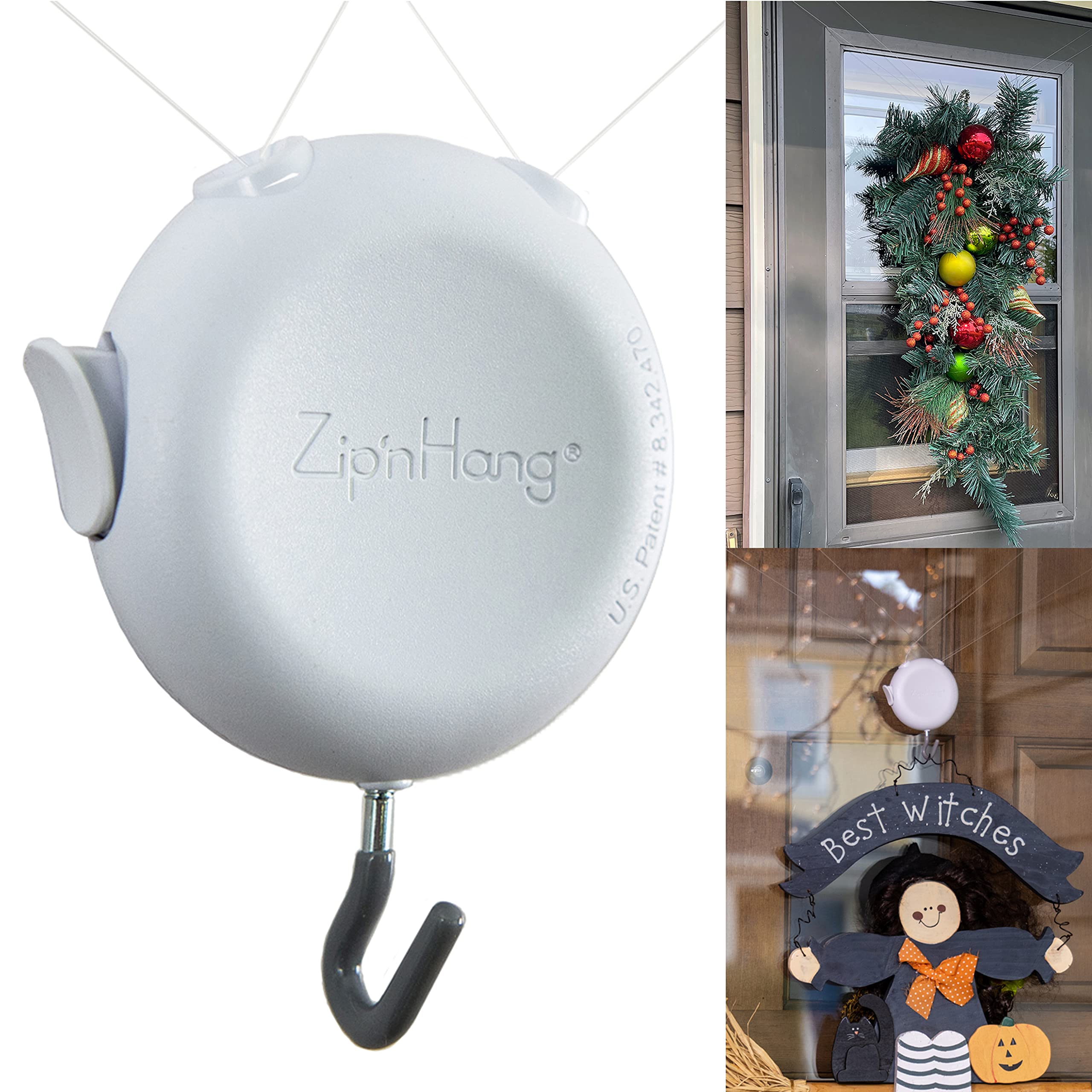 Buy Wreath Hanger for Glass Doors, Metal Doors & Screen Doors