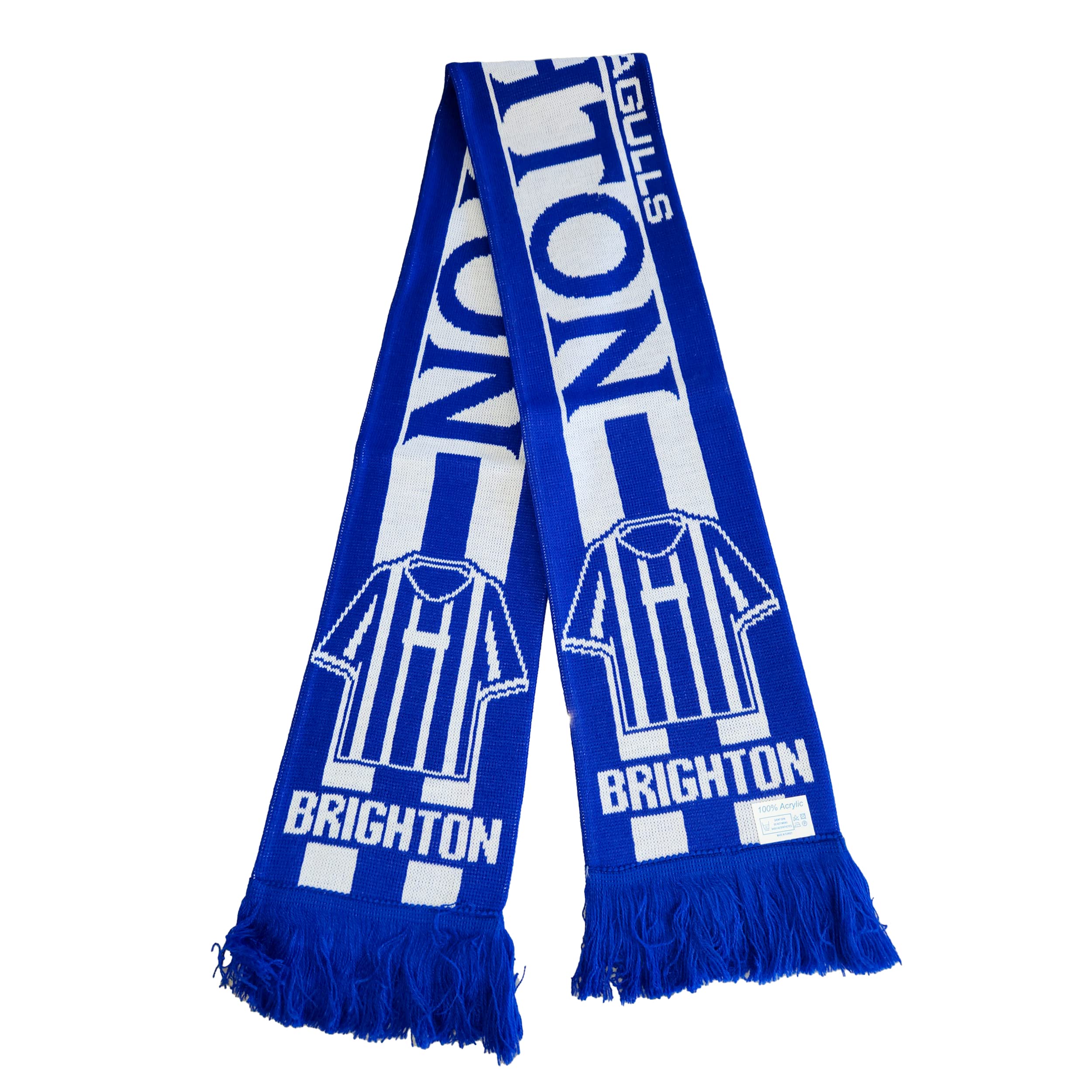 Brighton Scarf | Soccer Fan Scarf | Premium Acrylic Knit