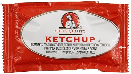 Chef's Quality Ketchup de tomate, 1000 unidades