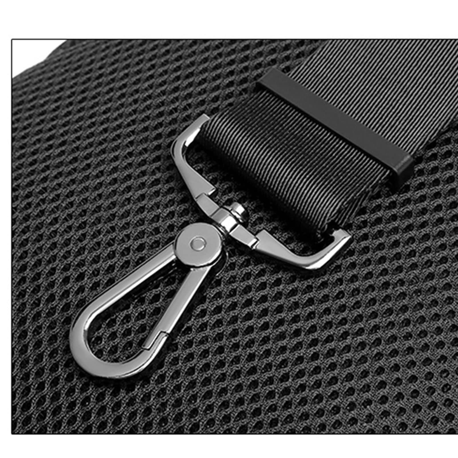 Bolsa cruzada para hombre, bolsa cruzada para hombre, bolsa de pecho, bolsa casual impermeable de nailon con correa para el hombro
