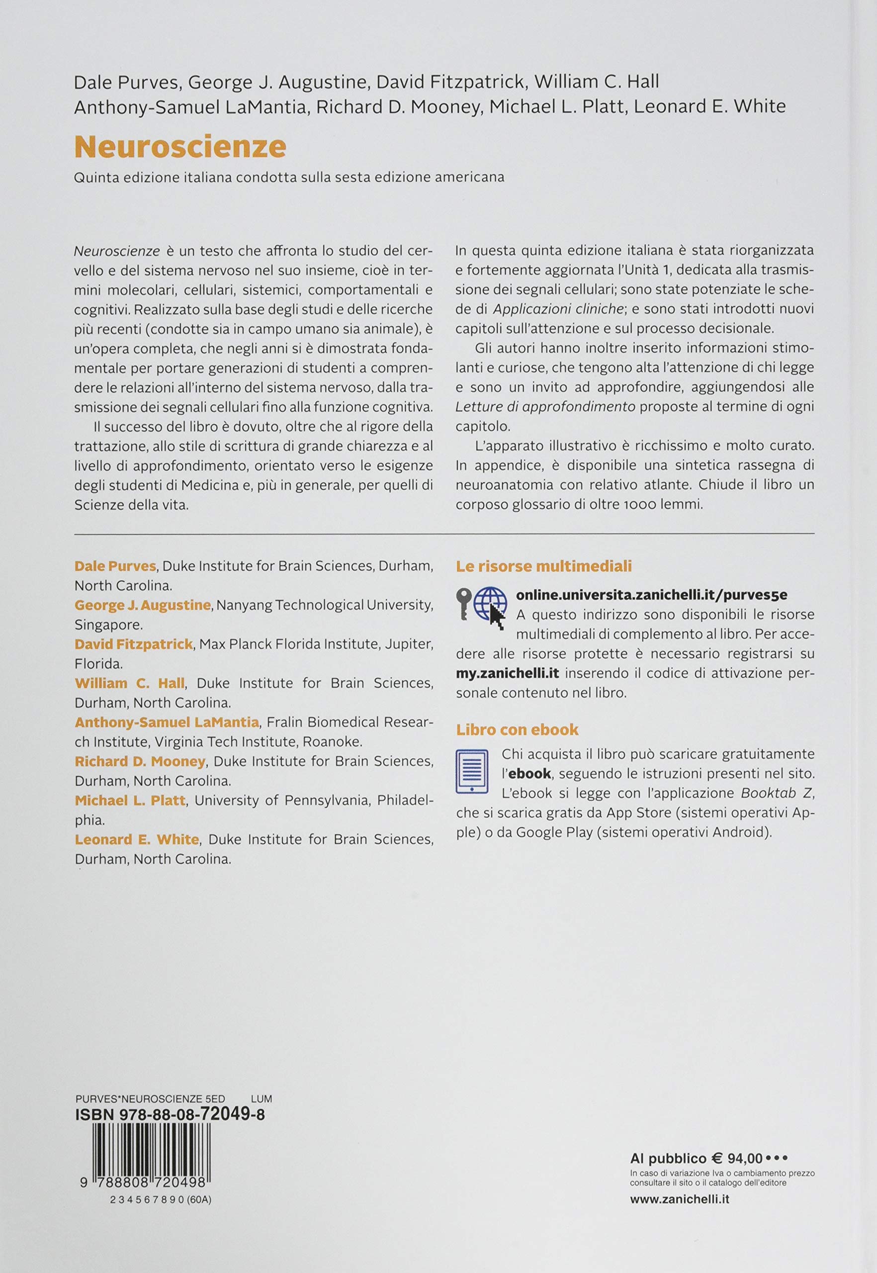 Neuroscienze 5 ed.