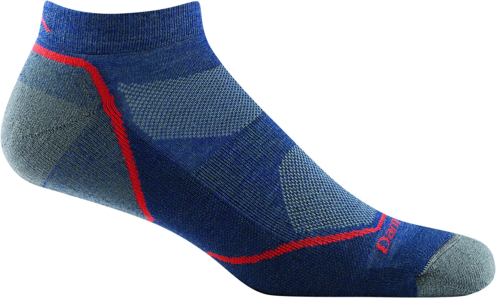 Darn Tough Men's Light Hiker No Show Lightweight with Cushion Hiking Sock (Style 1990) -