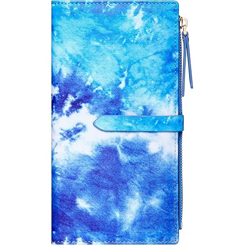 ZRTARY Wallets for Women Slim Bifold Card Holder Organizer Wallet with Zipper Coin Pocket