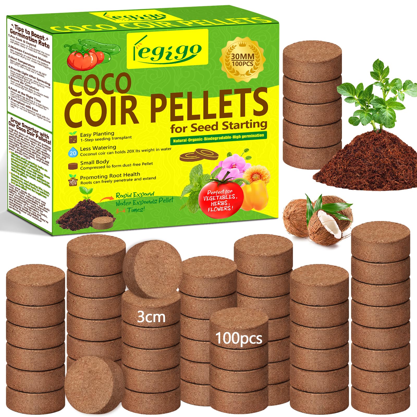 Legigo 100 Coco Coir Pellets