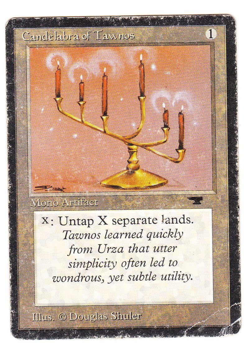 Amazon.co.jp: MTG AQ Candelabra of Tawnos英語 折れ目 その2 : おもちゃ