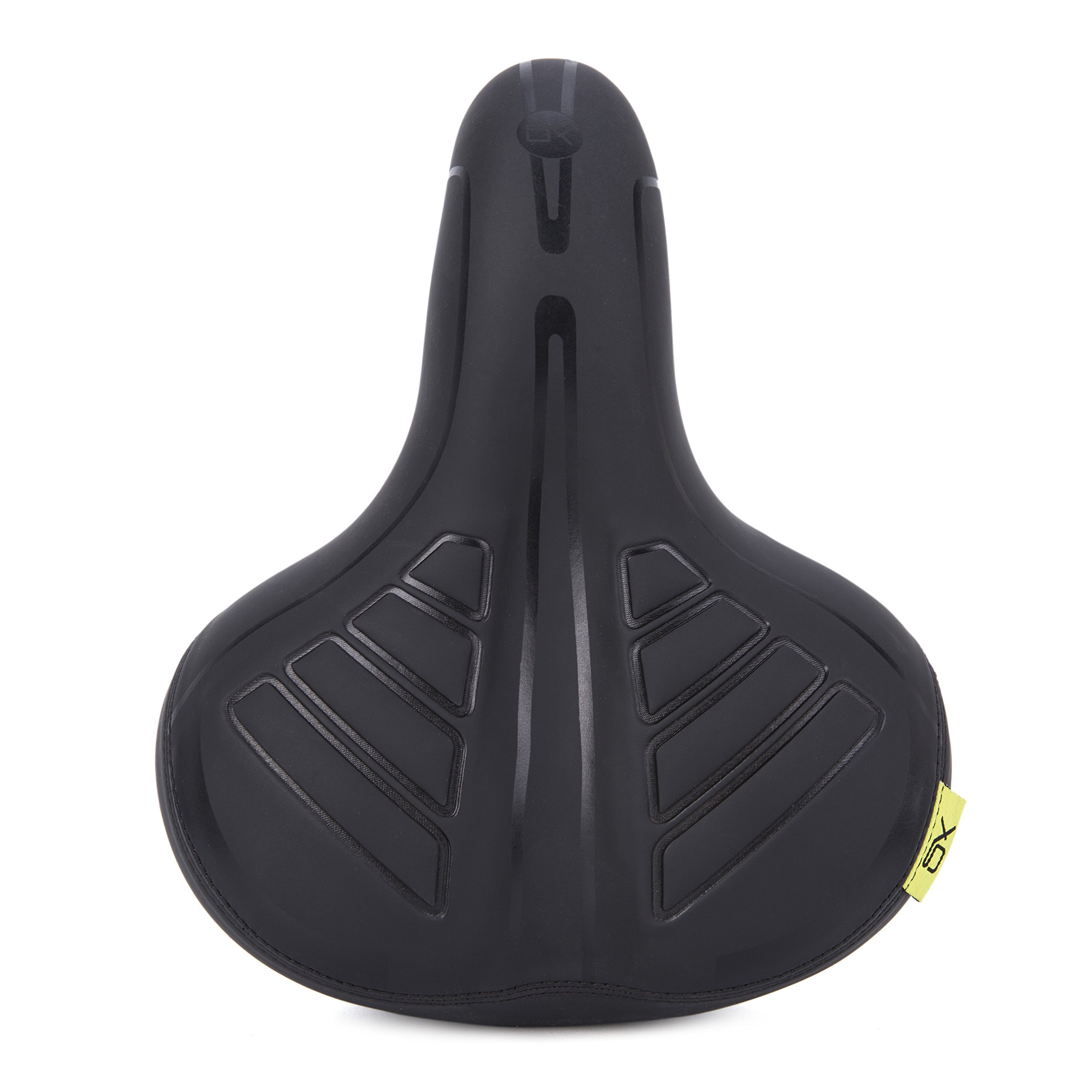 UNISTRENGH Most Comfortable Bike Seat for Seniors Extra Wide and Padded Bicycle Saddle for Men and Women Comfort – Universal Bike Seat Replacement (Black)