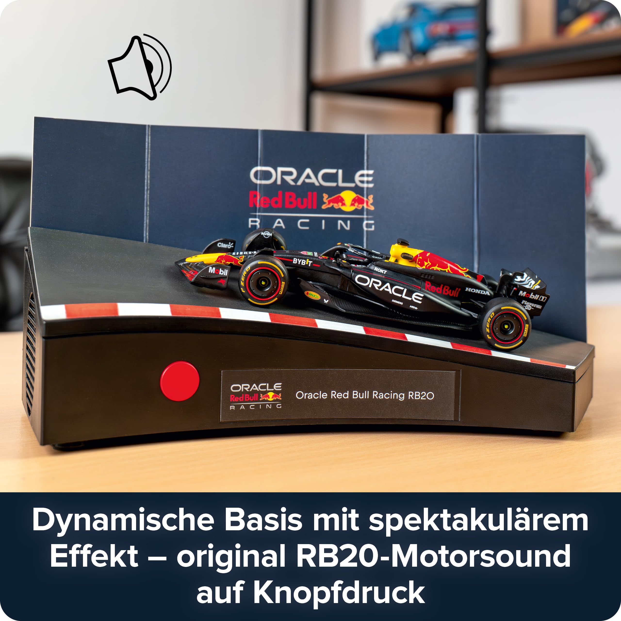 FRANZIS 67245 - Oracle Red Bull Racing Adventskalender 2025 - Modellbausatz im Maßstab 1:43, inkl. Soundmodul und 52-seitigem Begleitbuch