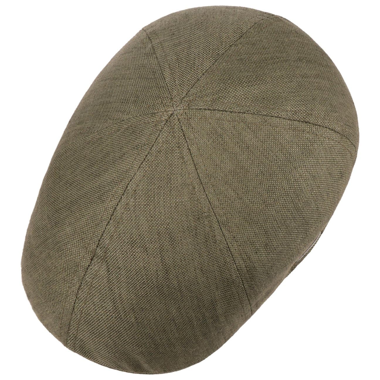 Stetson Texas Just Linen płaska czapka damska/męska – ze 100% lnu – Made in The EU – z podszewką z bawełny – sześcioczęściowa czapka z daszkiem z metalowym emblematem – wiosna/lato