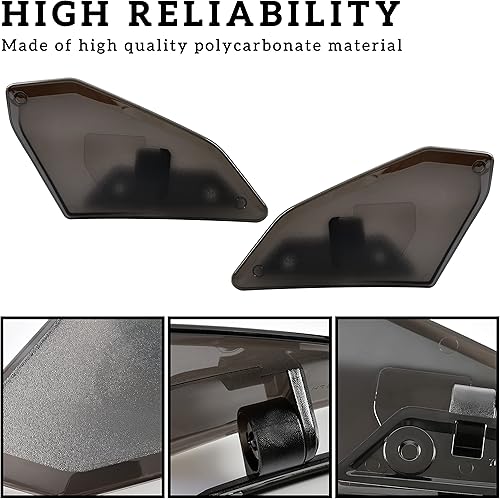 Miniatura 4 de SAUTVS Deflectores de aire laterales ajustables (inferior) para Can Am Spyder RT 20-25, deflectores de viento laterales (inferiores) para accesorios