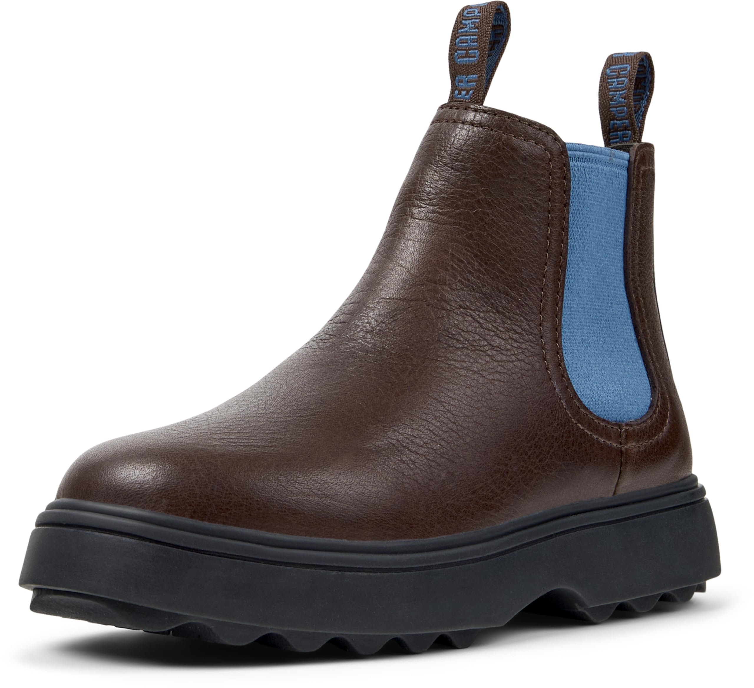 Camper Boys Norte K900149 Chelsea Bootie, Dark Brown 025, 2 UK