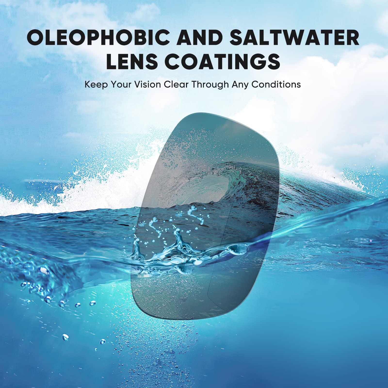KastKing Ellijay - Lentes de sol bifocales polarizados, bifocales de 1.5 x 2.0 x 2.5 aumentos, gafas de sol deportivas envolventes