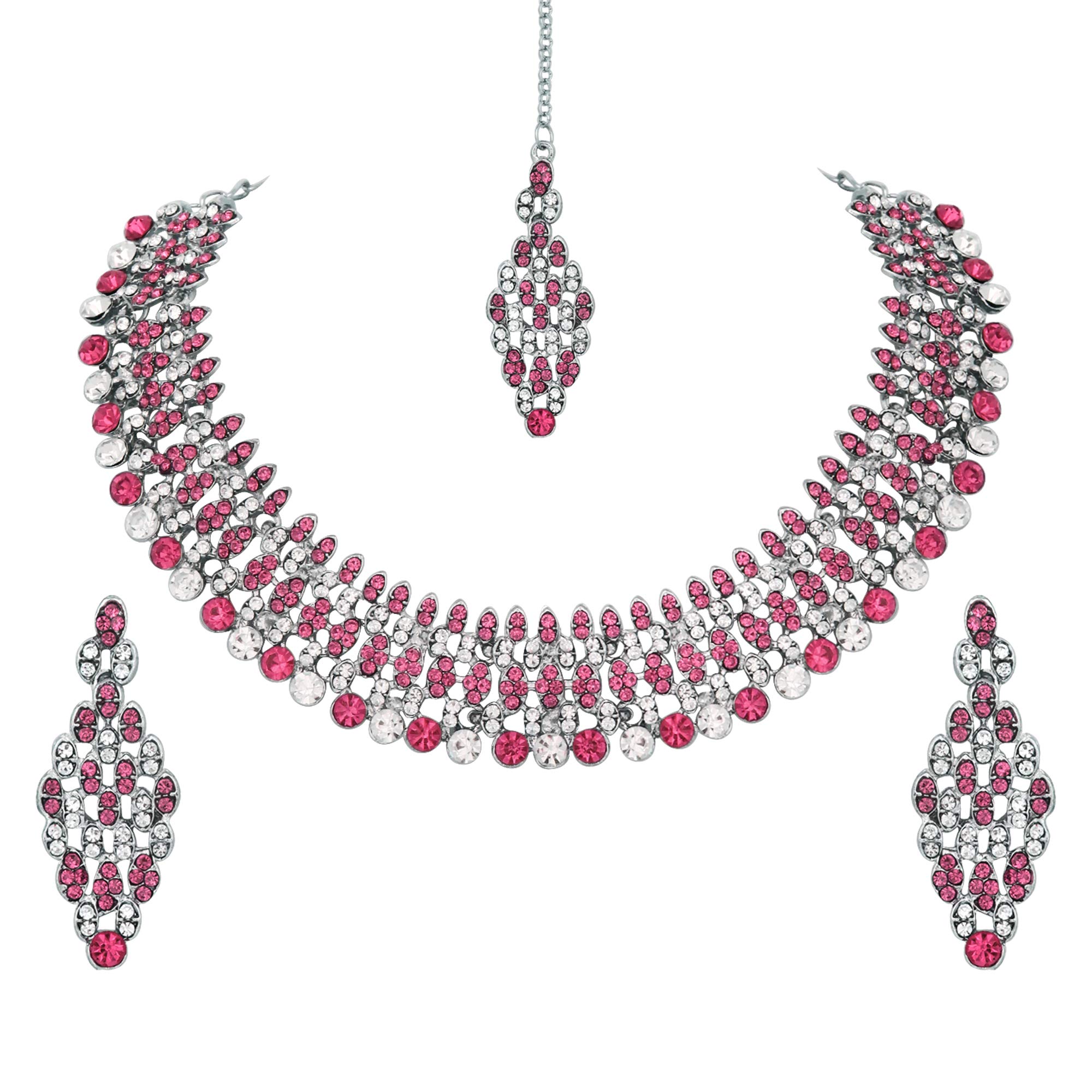 See full amazon price history chart for Atasi International Desginer Collection American Diamond Jewellery Set for Womens (Silver and Pink) (Rp1772) Atasi International Desginer Collection American Diamond Jewellery Set for Womens (Silver and Pink) (Rp1772) (B08HLQZK5J) Amazon Price History, Amazon Price Tracker