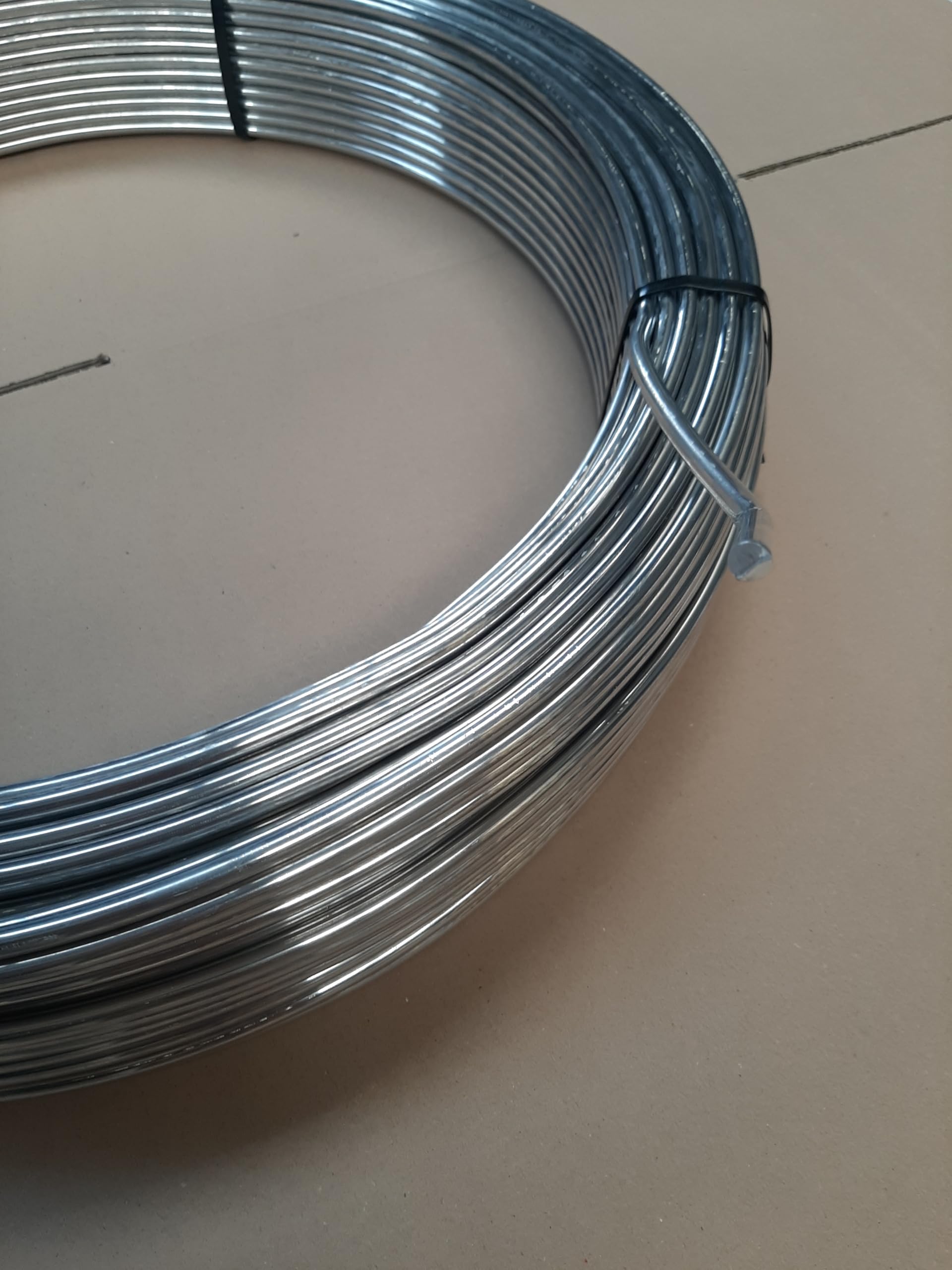 Aluminiumdraht Runddraht Ø 8mm Anschluß Blitzschutz Erdung AlMgSi - ab 5m Leicht und Flexibel (25, meter)