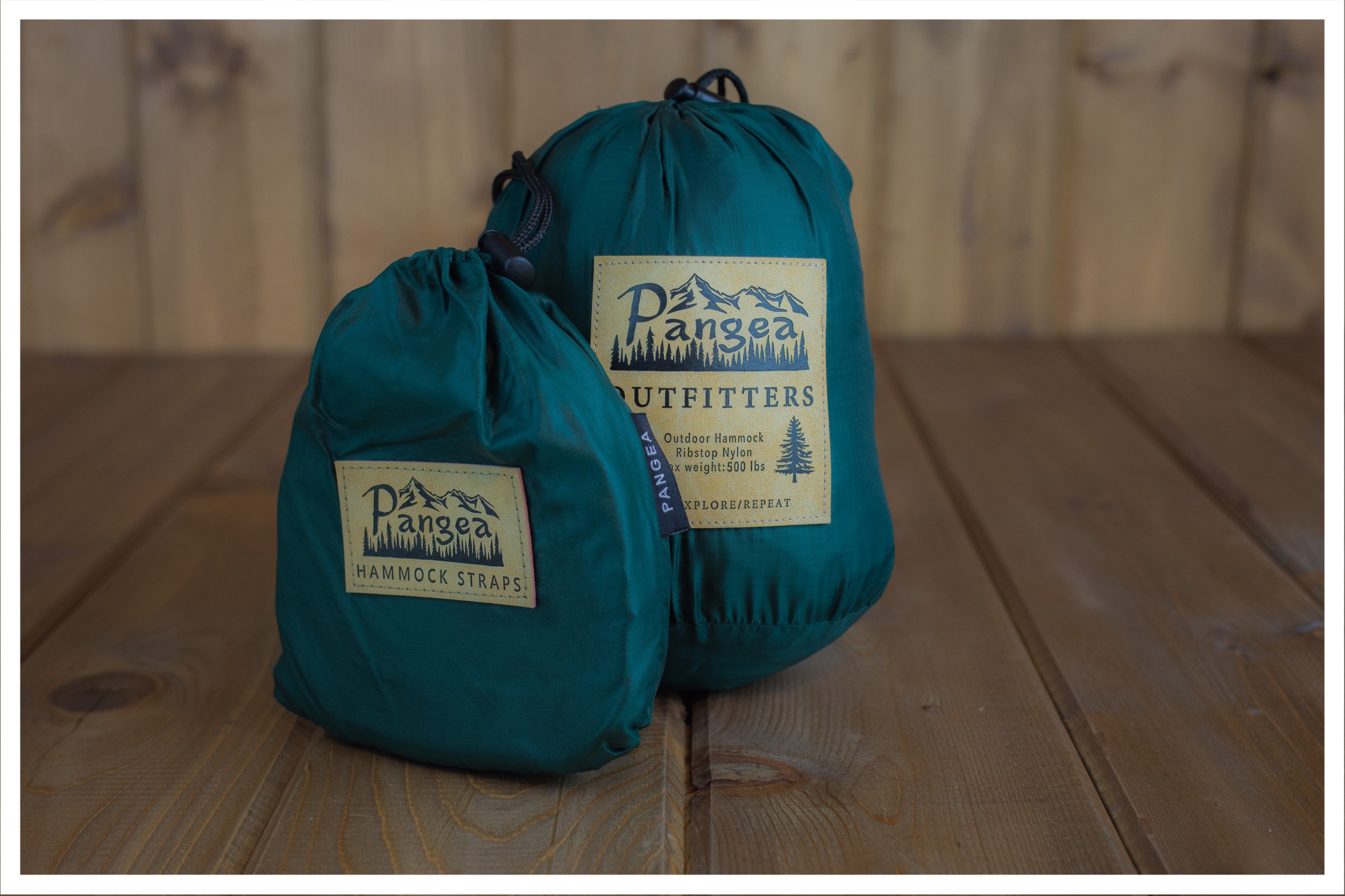 Pangea Outfitters Hammock + Straps (Double and Single) (Green Double)