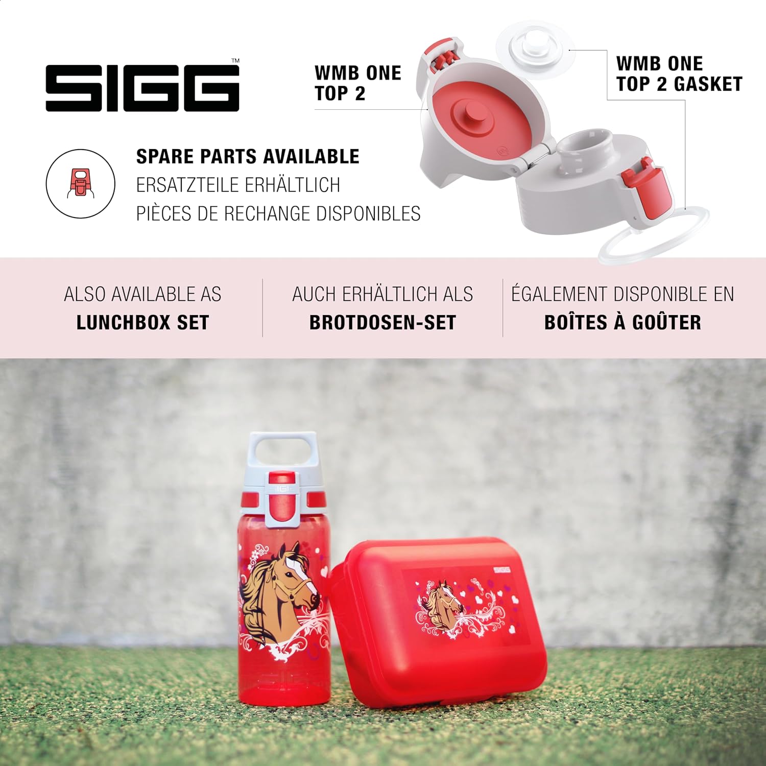 SIGG - Kids Water Bottle for School, Sports - VIVA ONE - Made in Germany - Dishwasher Safe - Carbonated Drinks - 17 Oz