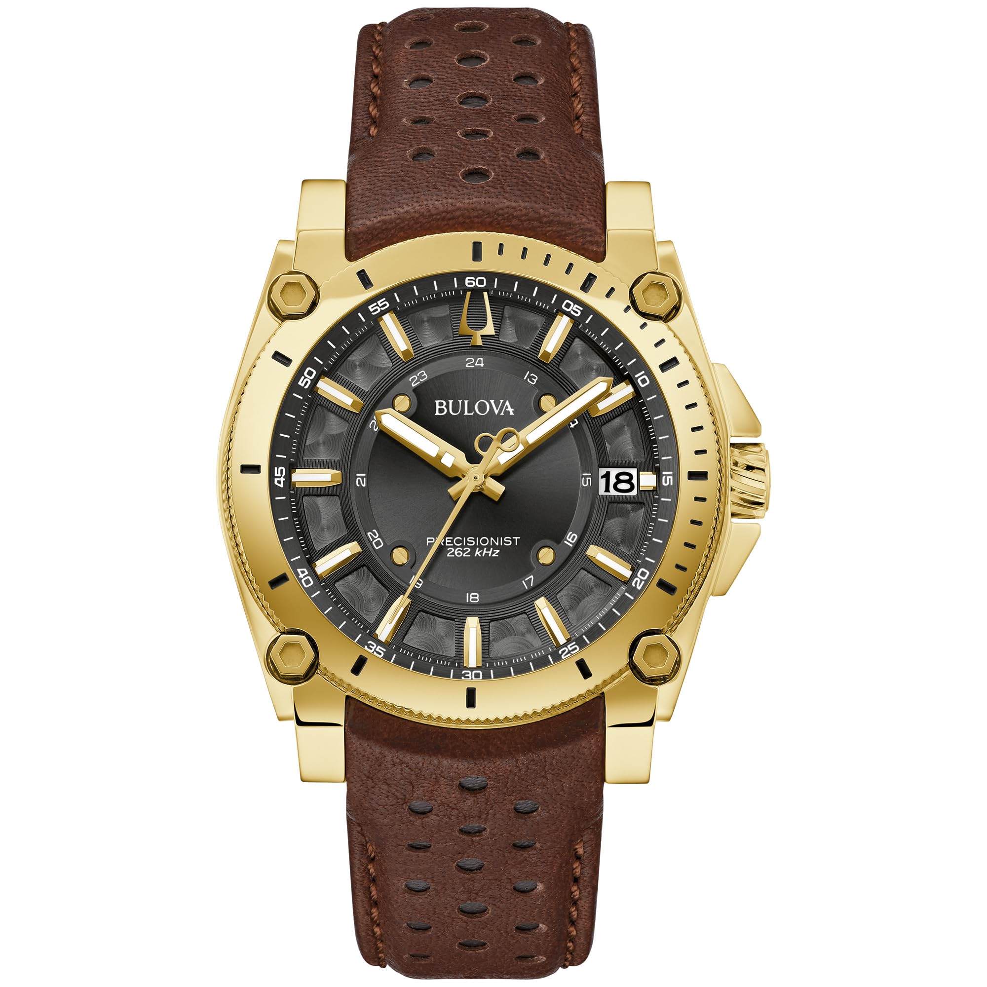 Orologio da polso Bulova vintage watch unisex al quarzo cinturino pelle
