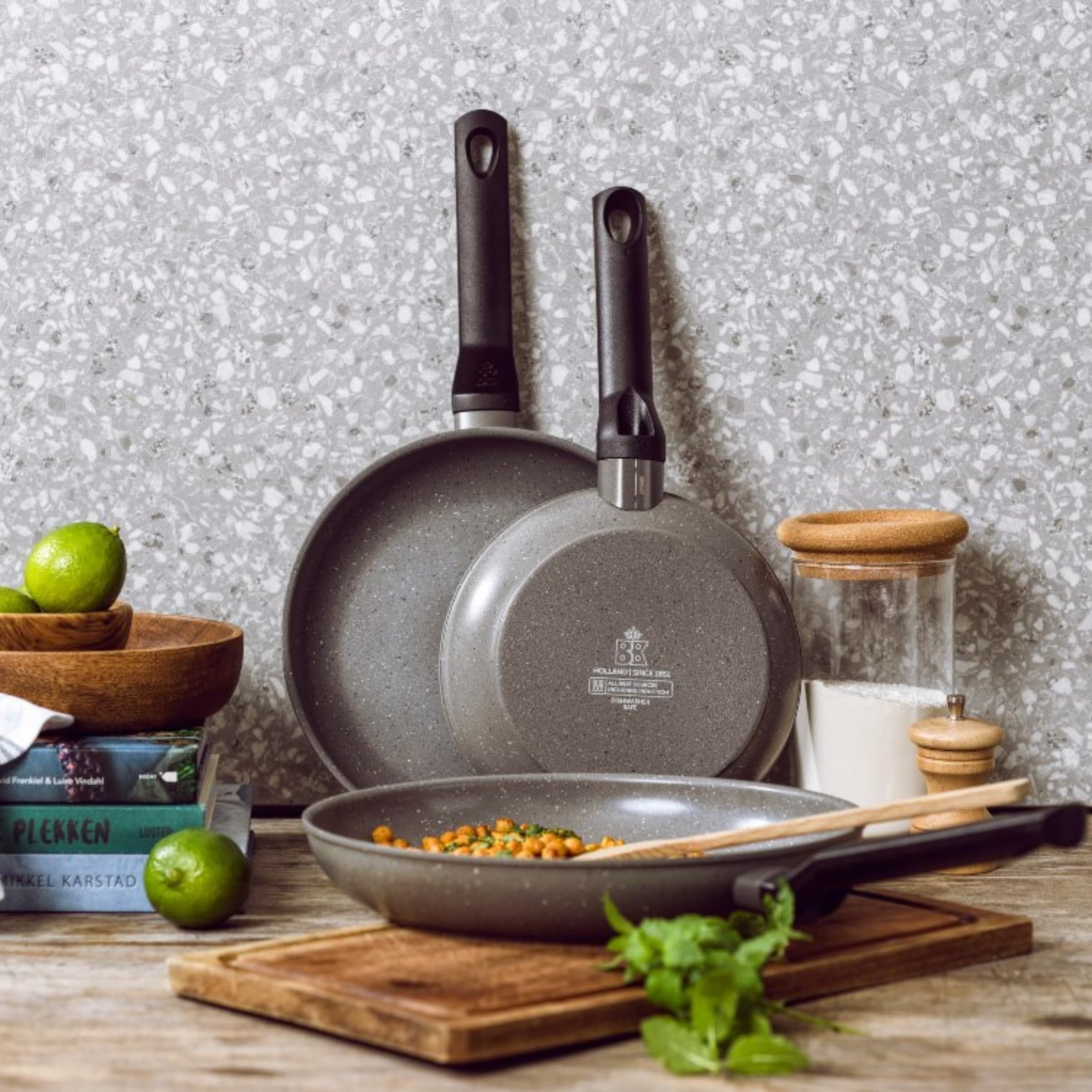 BK Granite Bratpfanne 28 cm – PFAS-freie keramische Antihaftversiegelung, Induktionsgeeignet, Backofenfest bis 160 °C & Spülmaschinengeeignet