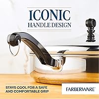 Vista 148 de Farberware Classic Series - Cazo de acero inoxidable, 1 litro, Tapa coladora