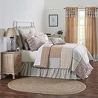 Vista 1 de VHC Brands Kaila Country Farmhouse Dormitorio Decoración Patchwork Luxury King Quilt 120x105