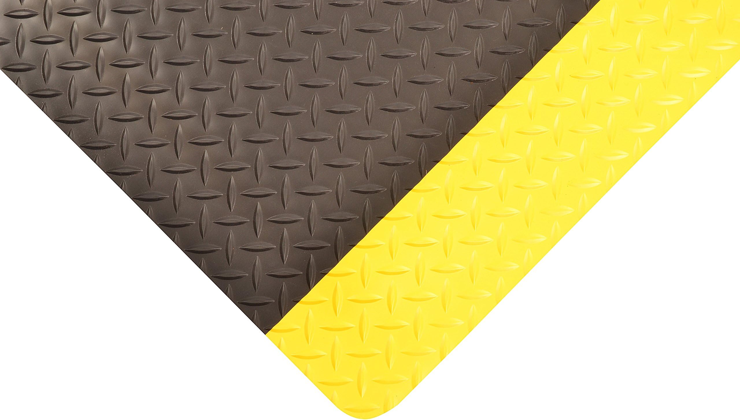 NoTrax Cushion Trax® Anti Fatigue Mat Black/Yellow 60x90