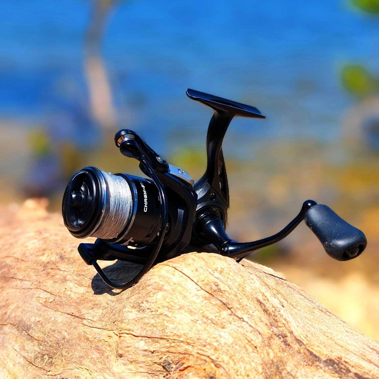 RIFT Chasm Spinning Reel, Carbon Disc Drag System, 5.2:1 Gear Ratio, 7+1 Stainless Steel Ball Bearings, CNC Aluminum Spool, Knurled Spool Center, Ambidextrous