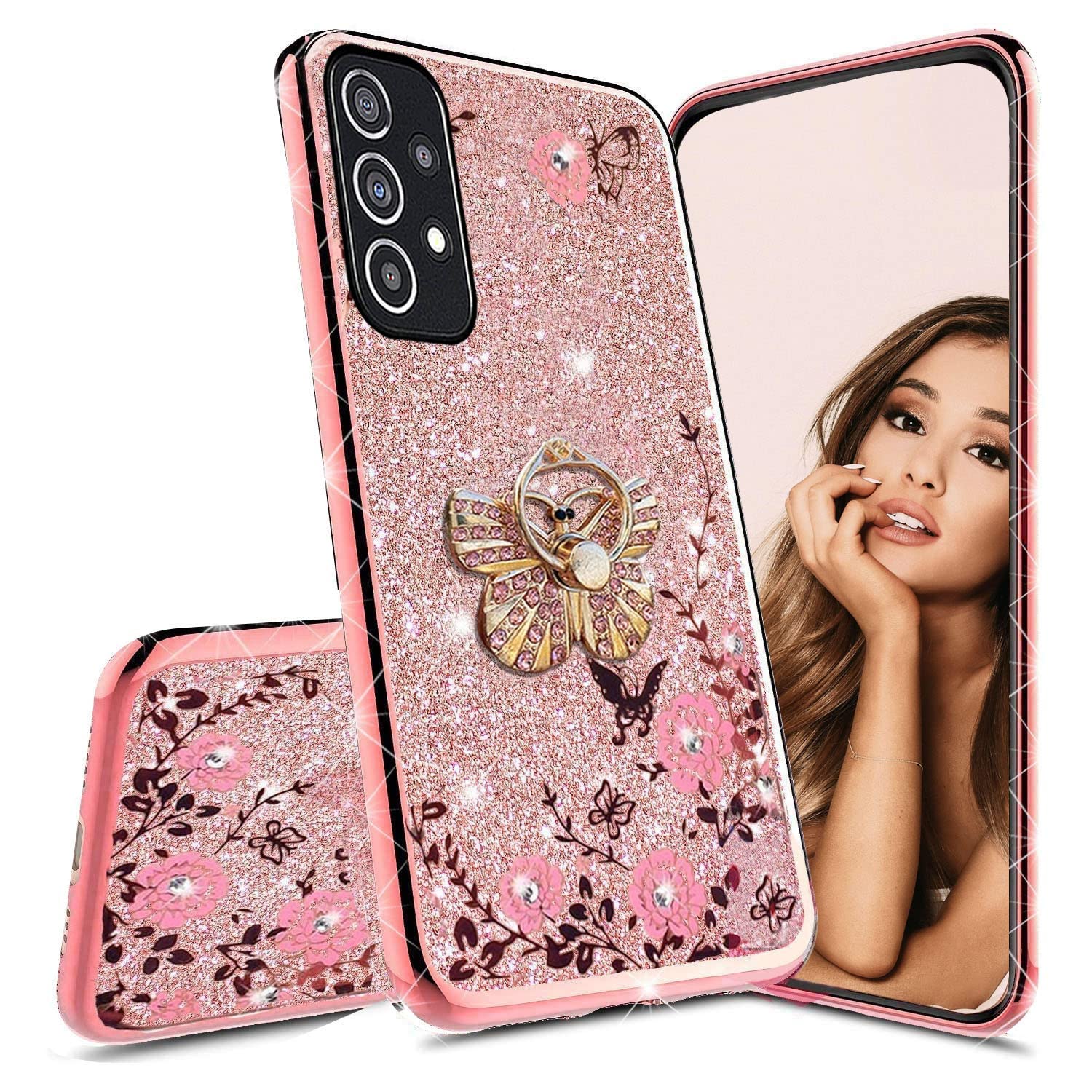 See full amazon price history chart for KC Back Cover for Samsung Galaxy M52 5G, Glitter Auora Butterfly Ring Holder Diamond Stand Transparent Silicone Case (Rose Gold) KC Back Cover for Samsung Galaxy M52 5G, Glitter Auora Butterfly Ring Holder Diamond Stand Transparent Silicone Case (Rose Gold) (B0B3MQJ26T) Amazon Price History, Amazon Price Tracker