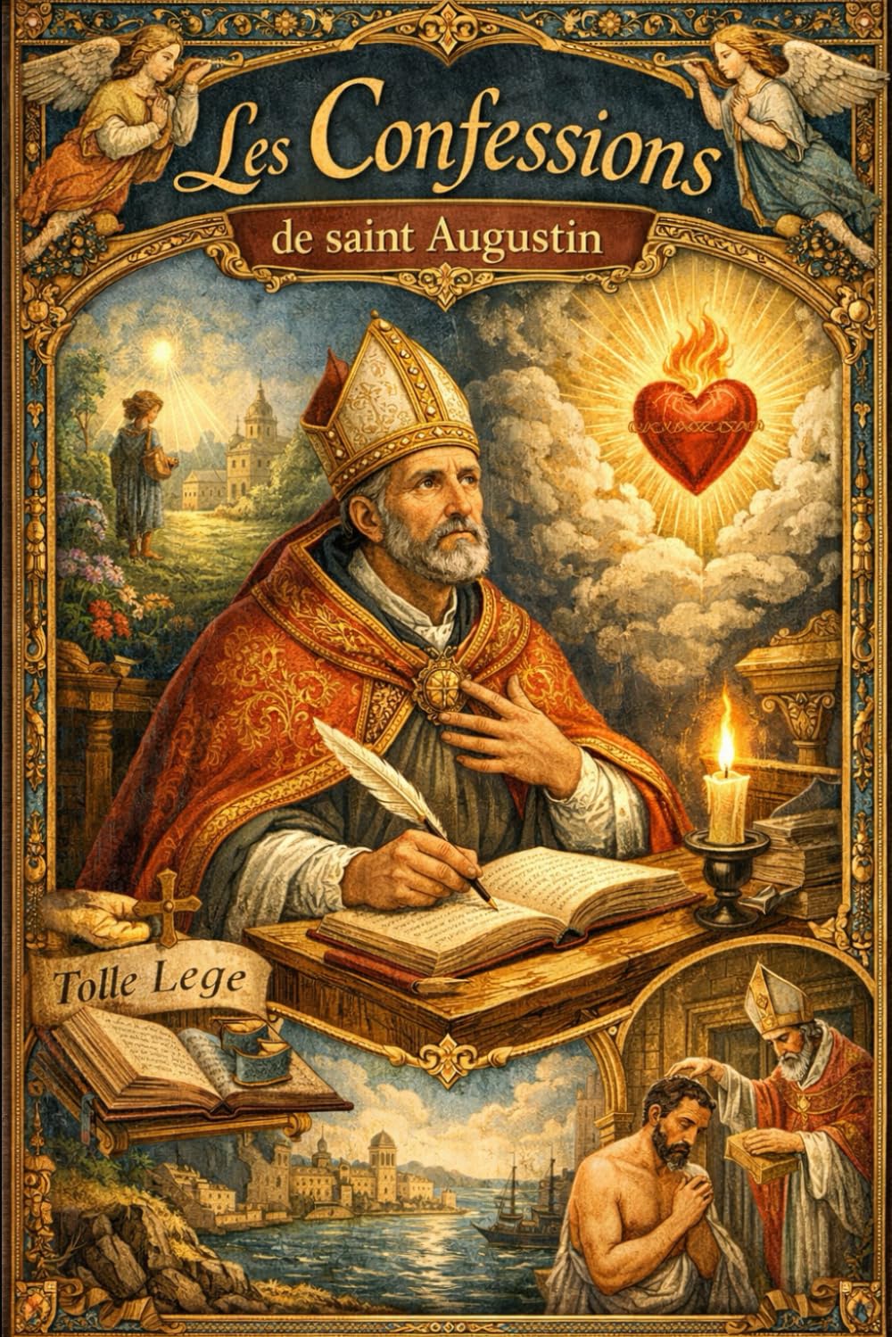 Les Confessions de saint Augustin : mémoire, désir, chute et relèvement dans la lumière divine, autobiographie spirituelle et méditation philosophique